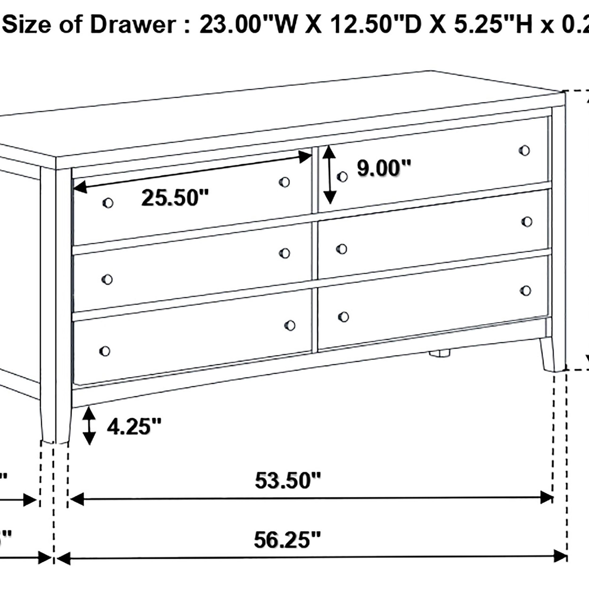 Carlton 4-piece Eastern King Bedroom Set Cappuccino — view 19