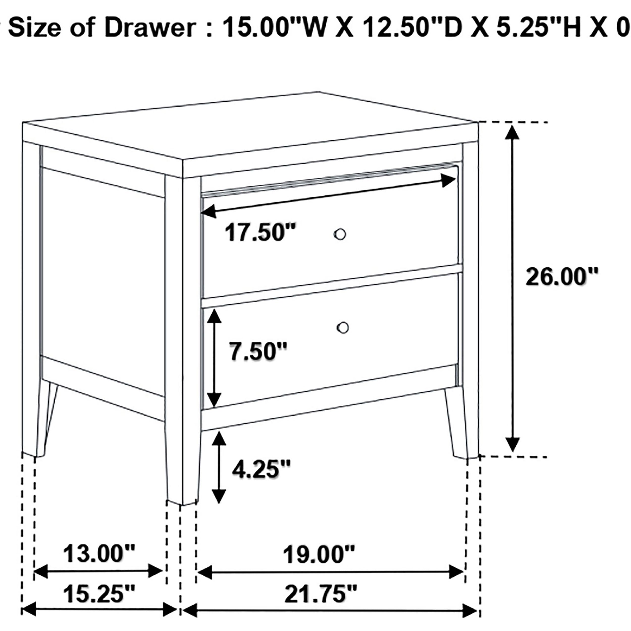Carlton 4-piece Queen Bedroom Set Cappuccino — view 18