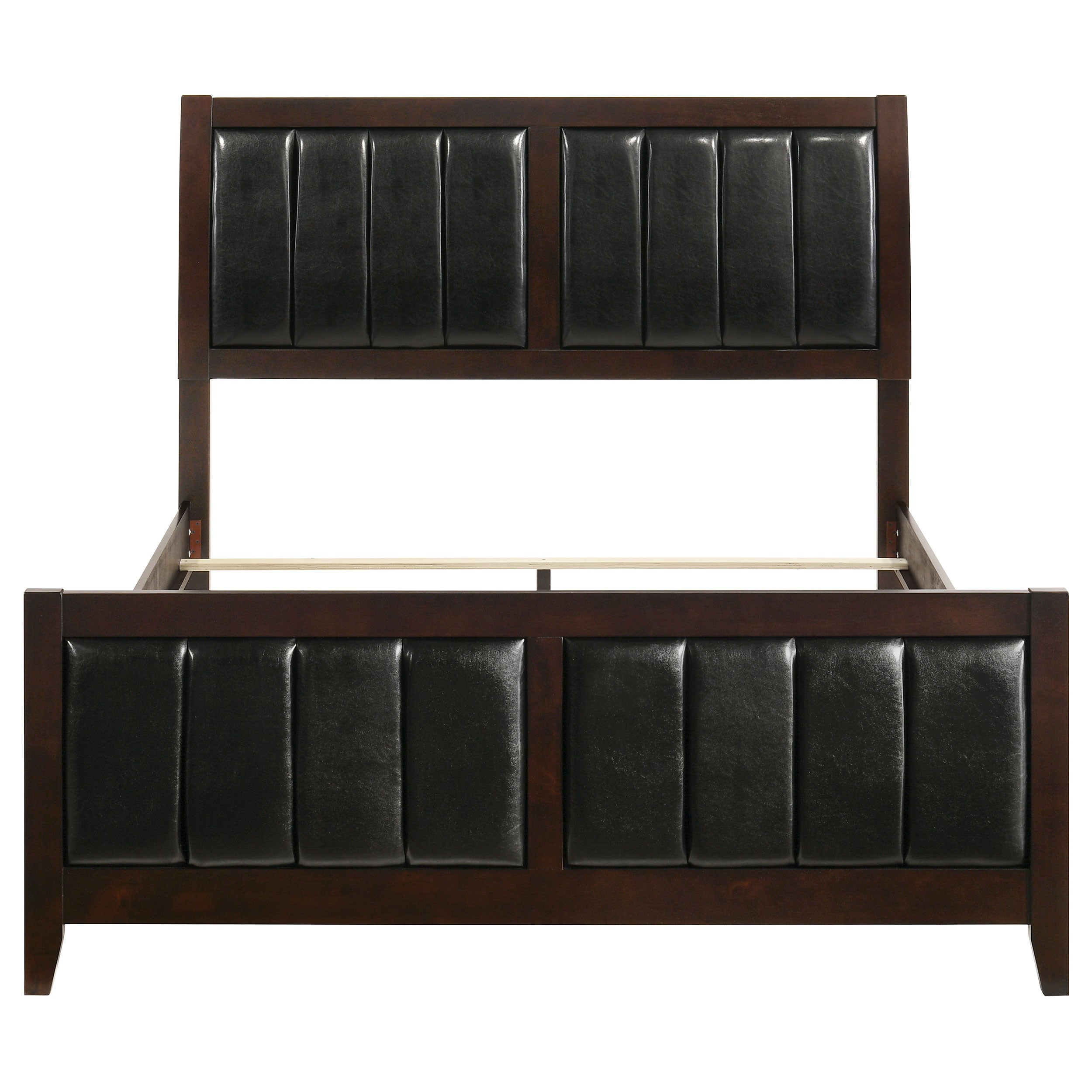 Carlton Wood Queen Panel Bed Cappuccino — view 4