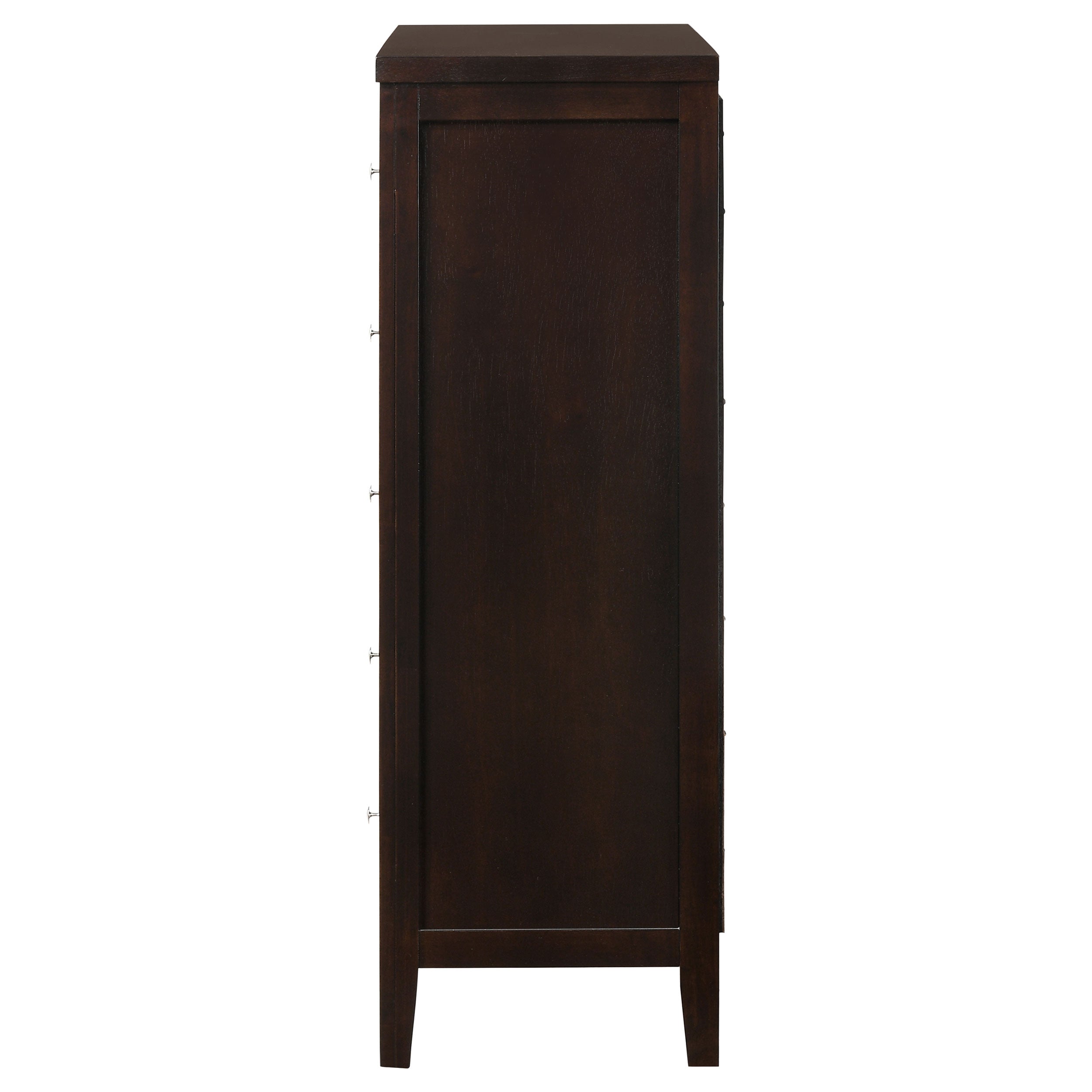 Carlton 5-drawer Bedroom Chest Cappuccino — view 5