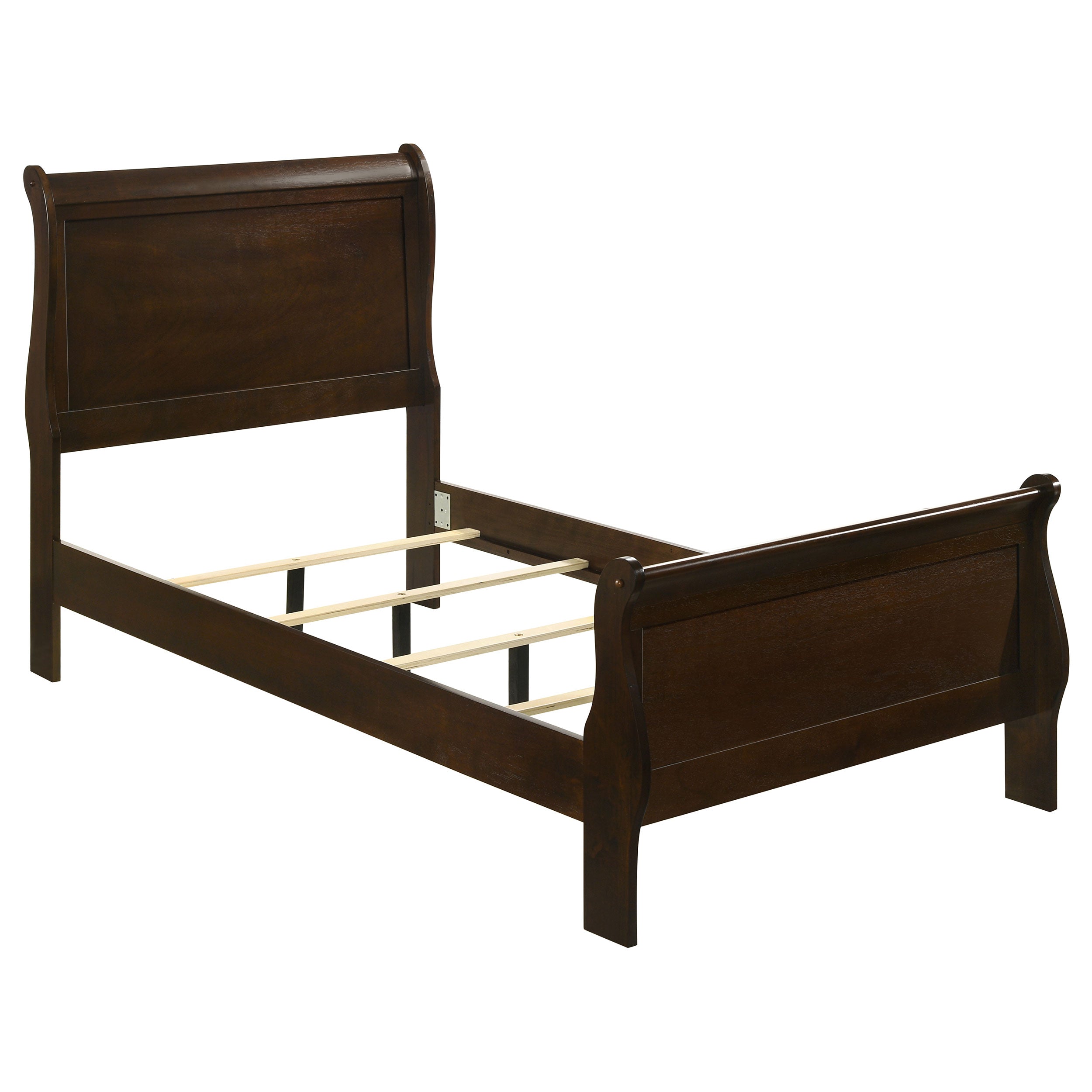 Louis Philippe 5-piece Twin Bedroom Set Cappuccino — view 3