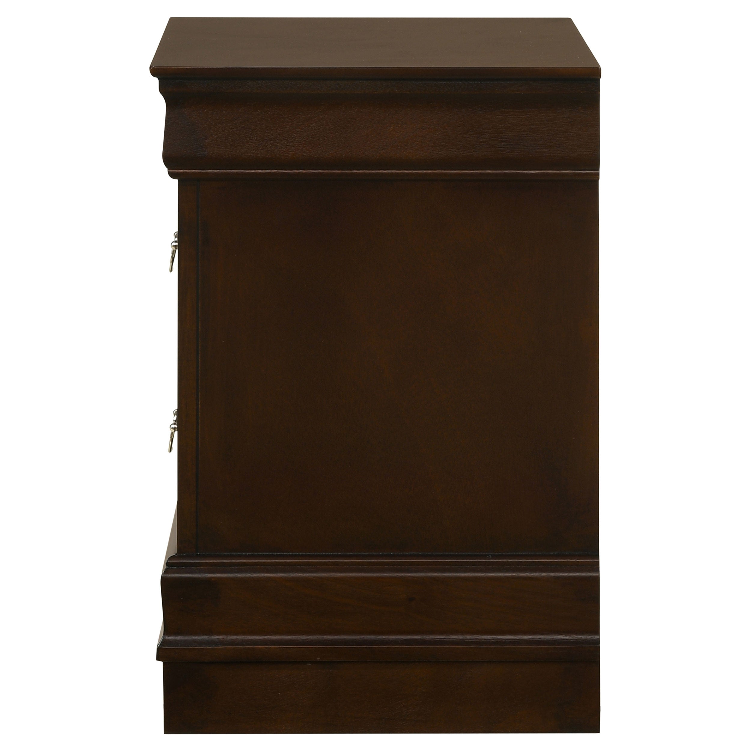 Louis Philippe 2-drawer Nightstand Cappuccino — view 5