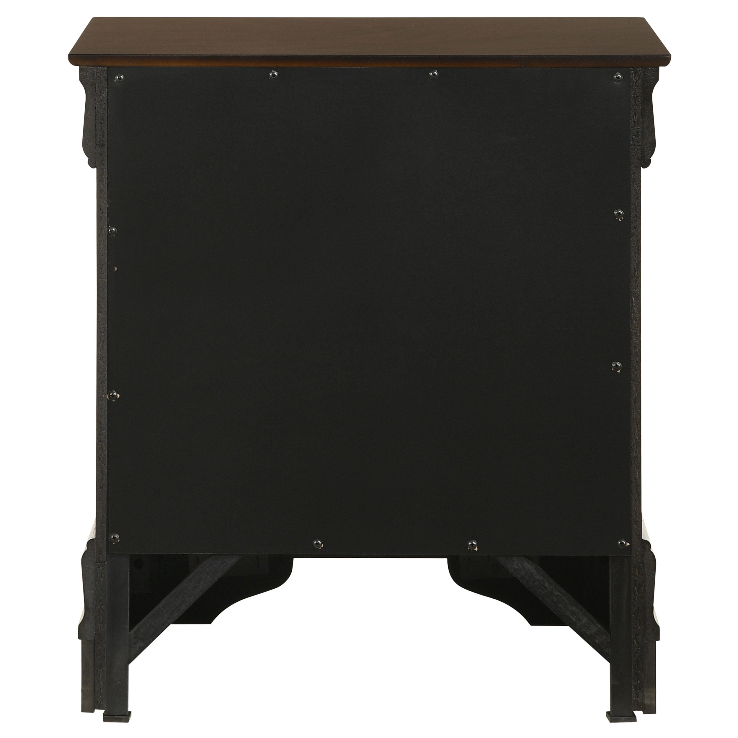 Louis Philippe 2-drawer Nightstand Cappuccino — view 7