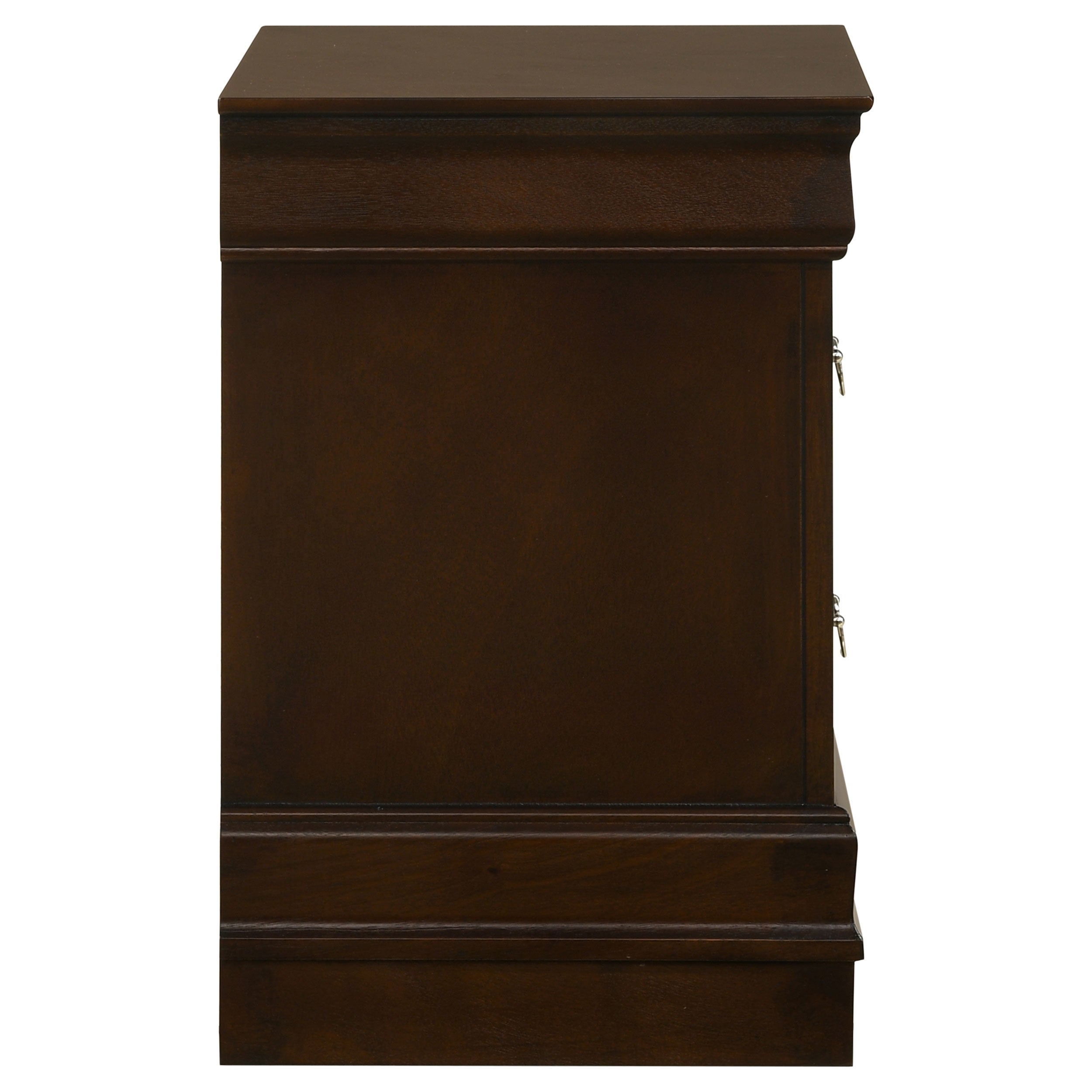 Louis Philippe 2-drawer Nightstand Cappuccino — view 9