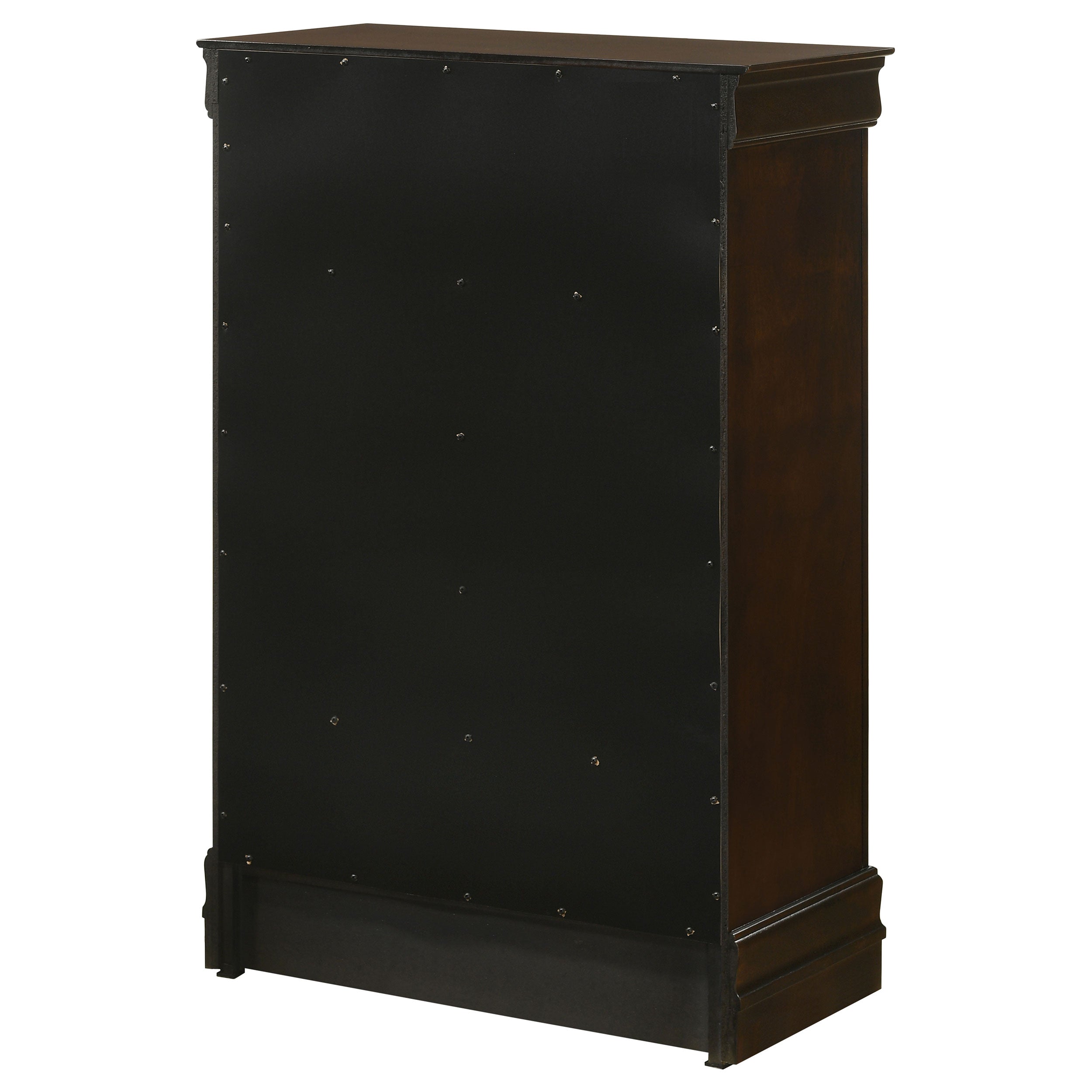Louis Philippe 5-drawer Bedroom Chest Cappuccino — view 8