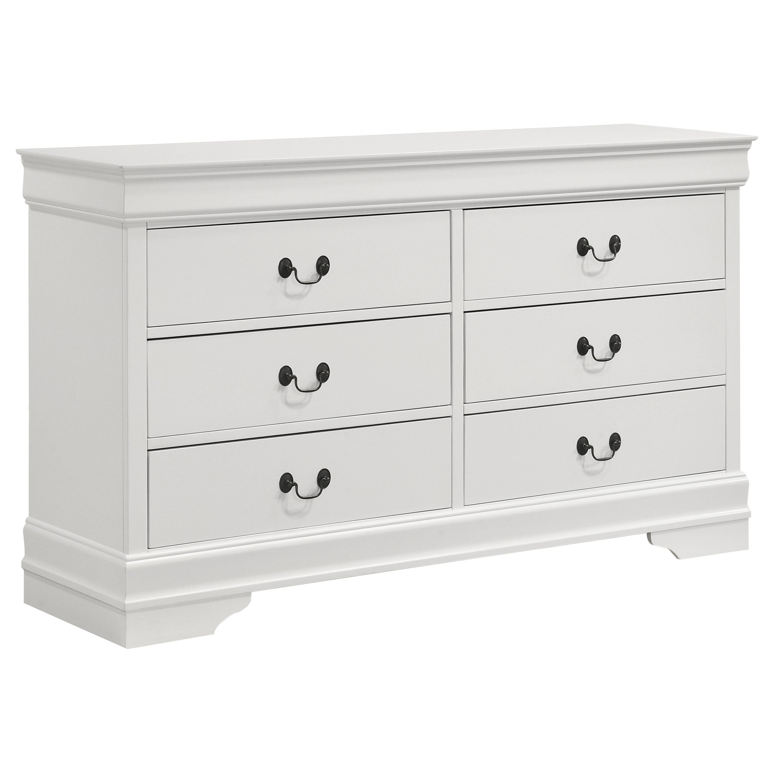 Louis Philippe 4-piece Full Bedroom Set White — view 7