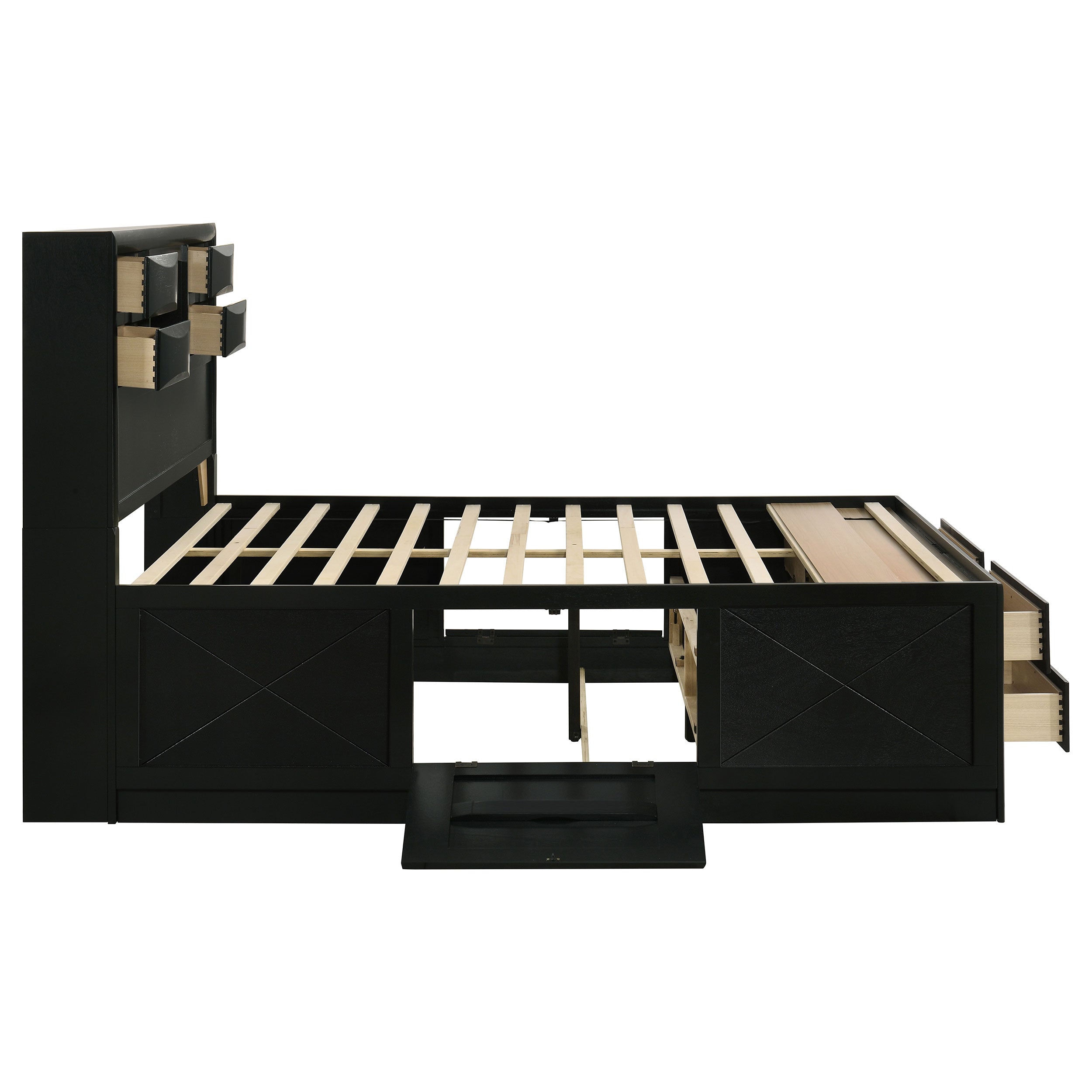Briana 4-piece Queen Bedroom Set Black — view 5