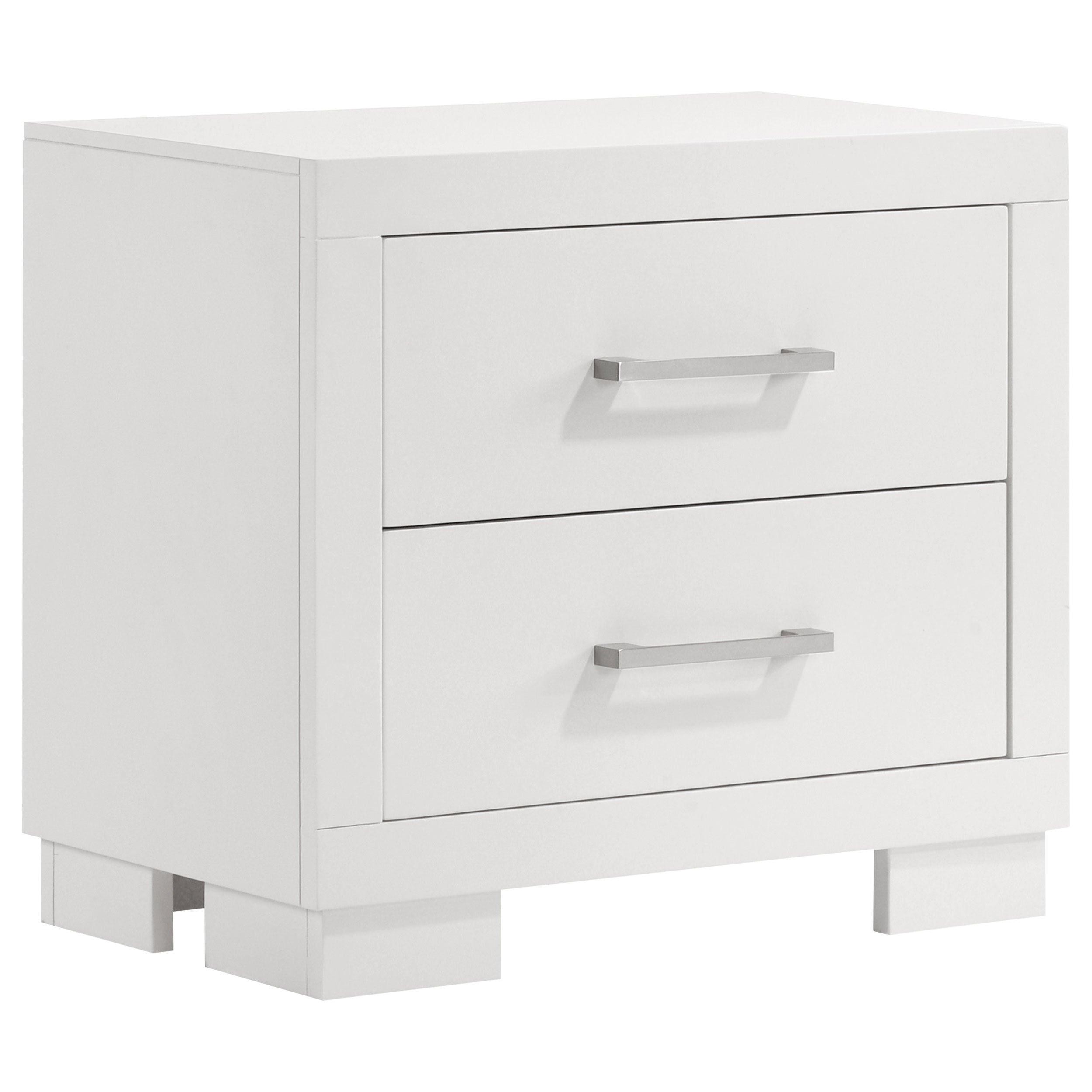 Jessica 4-piece Queen LED Bedroom Set Snow White — view 5