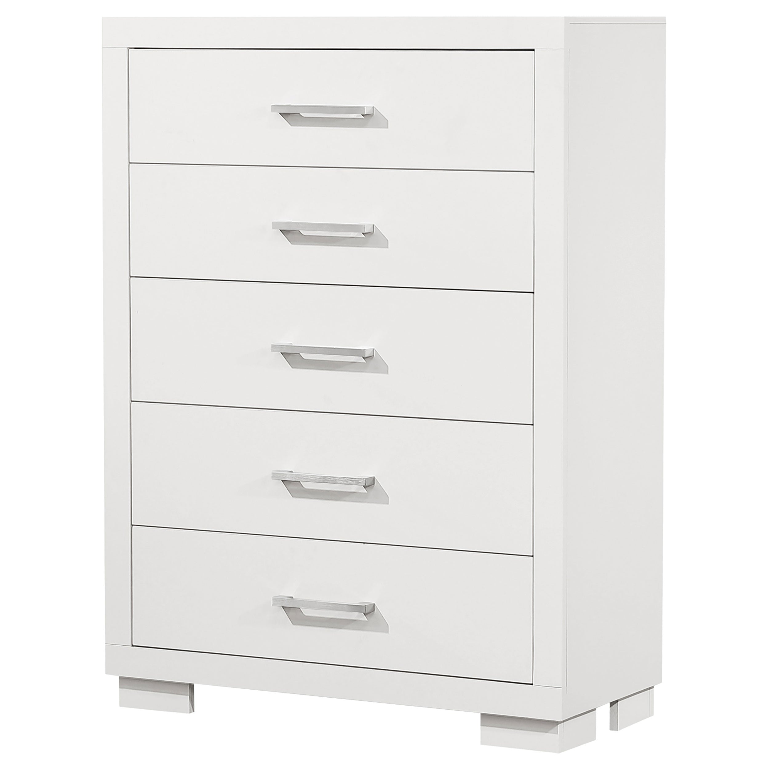 Jessica 5-drawer Bedroom Chest Snow White — view 4