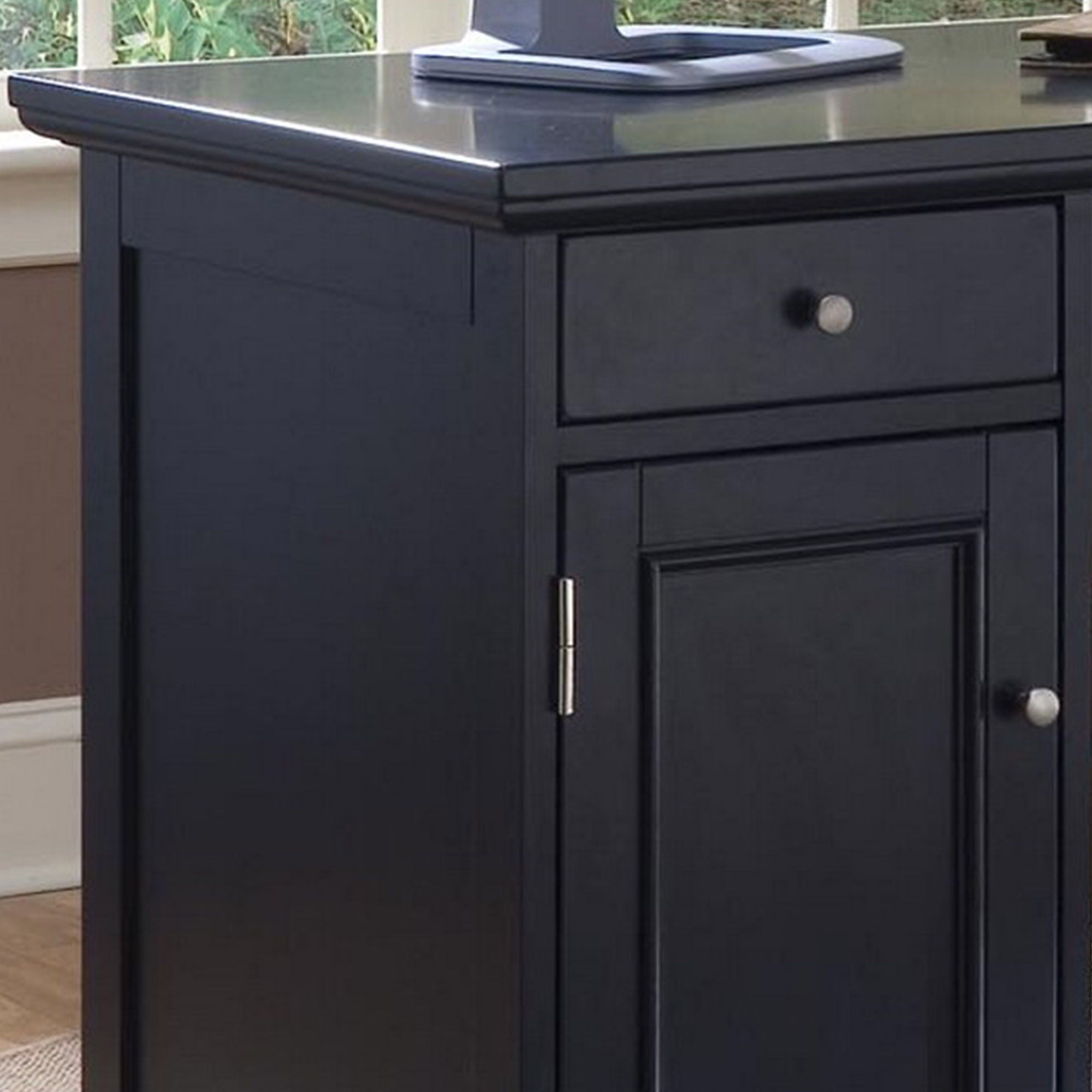 Bedford - Pedestal Desk - Black