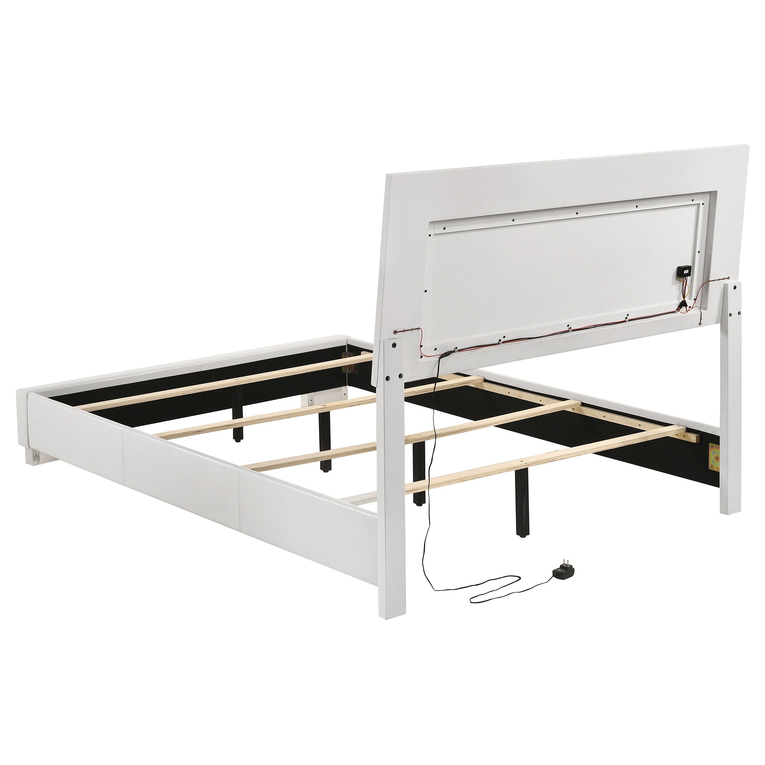 Felicity 5-piece Full Bedroom Set White High Gloss — view 4