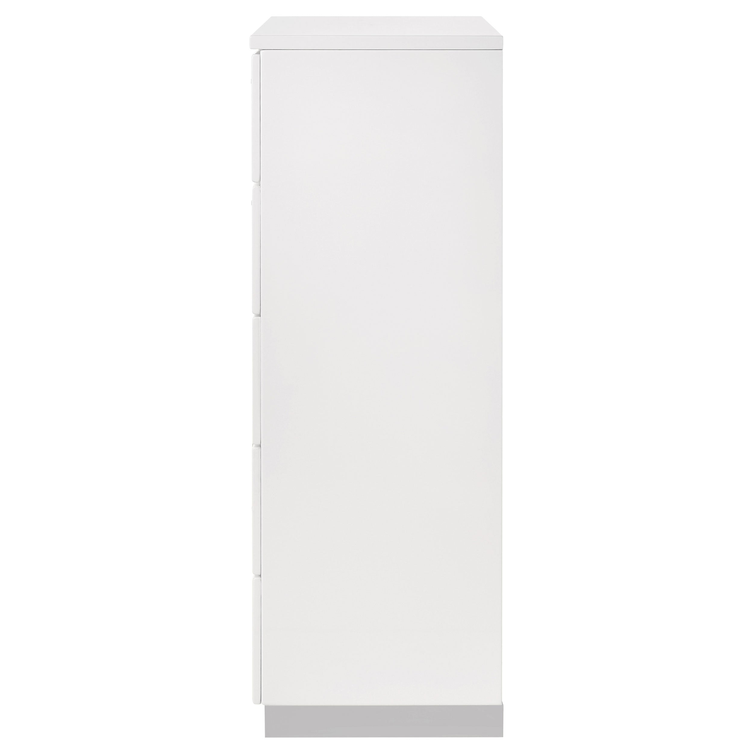 Felicity 5-drawer Bedroom Chest White High Gloss — view 5