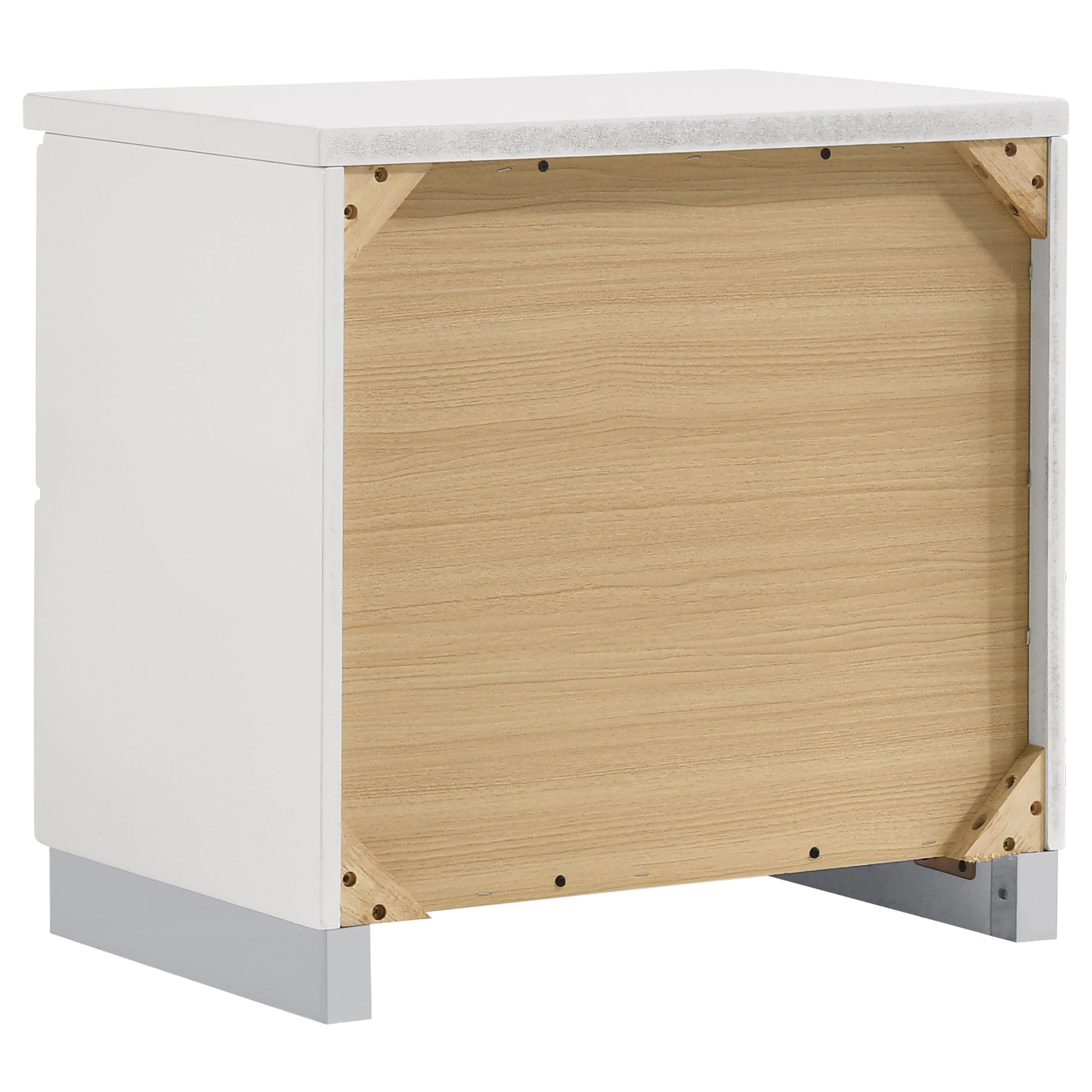 Felicity 4-piece Queen Platform Bedroom Set White — view 6