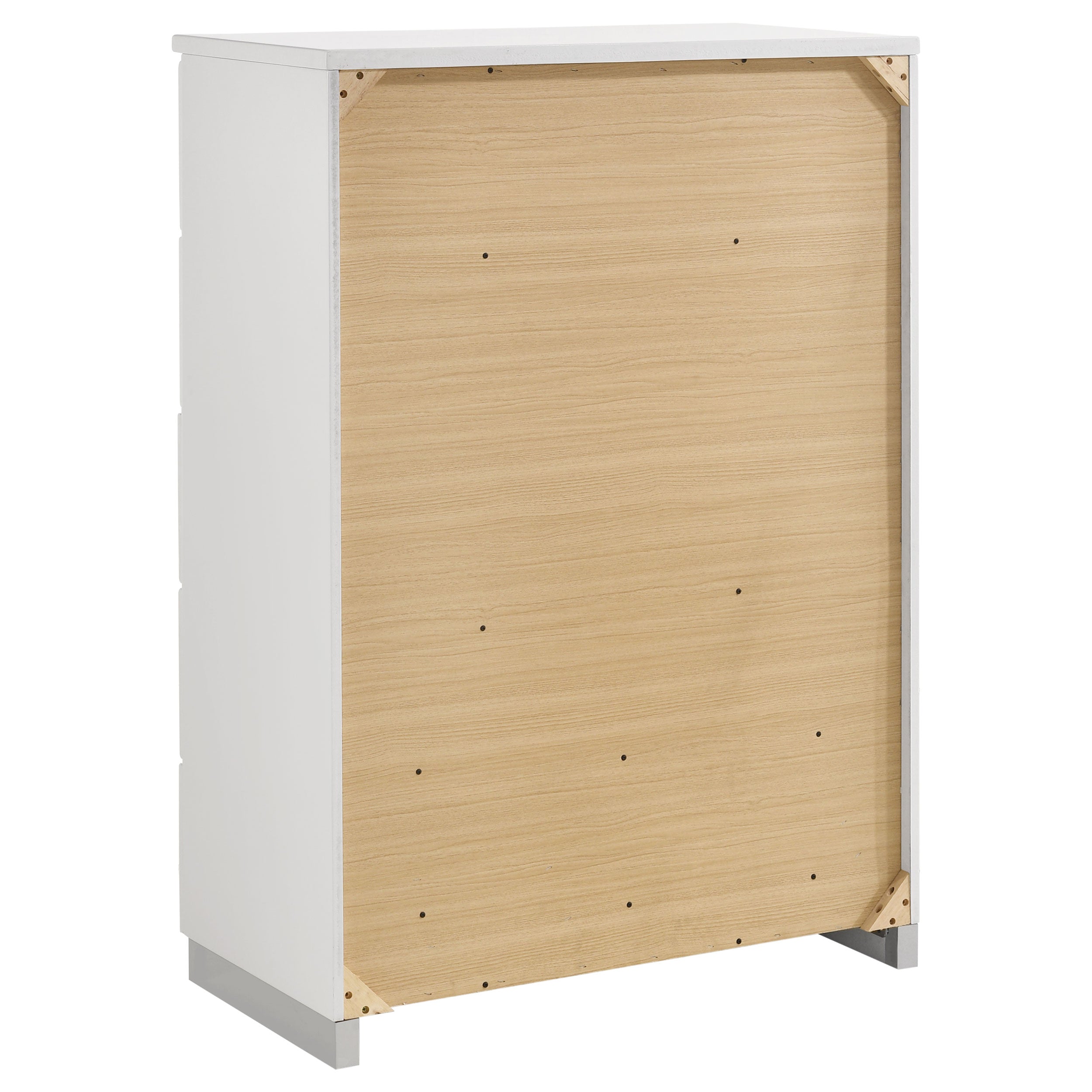 Felicity 5-piece California King Bedroom Set White High Gloss — view 12