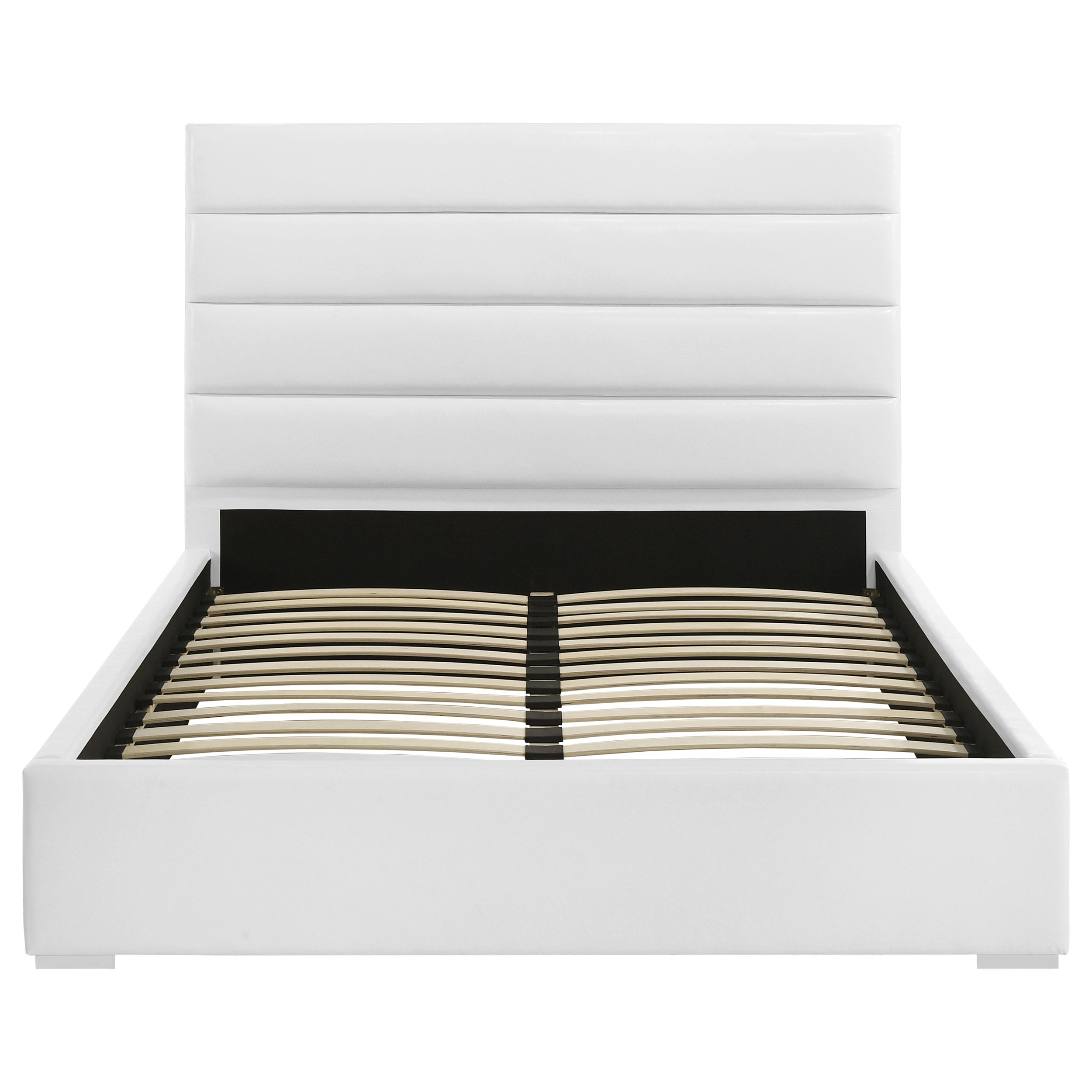 Felicity 53-inch Upholstered California King Bed White — view 4