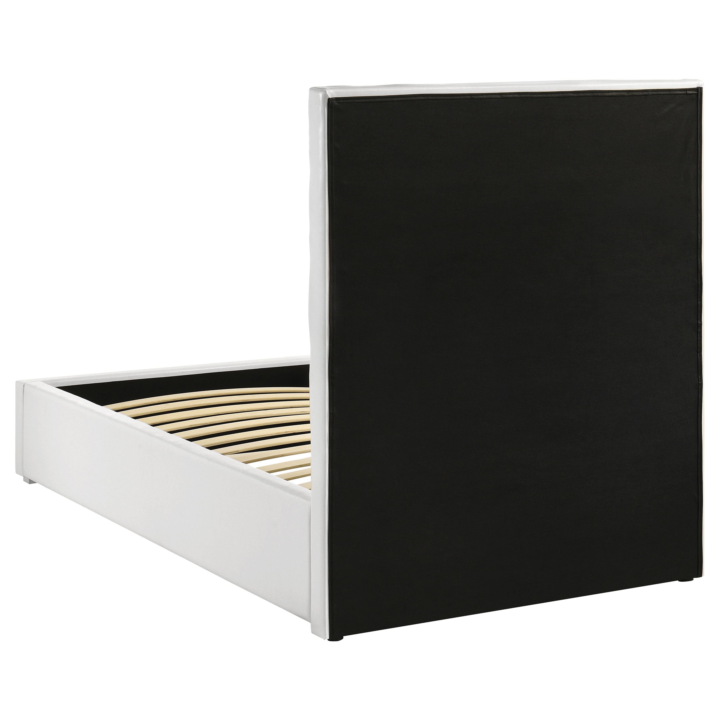 Felicity 53-inch Upholstered Twin Platform Bed White — view 5