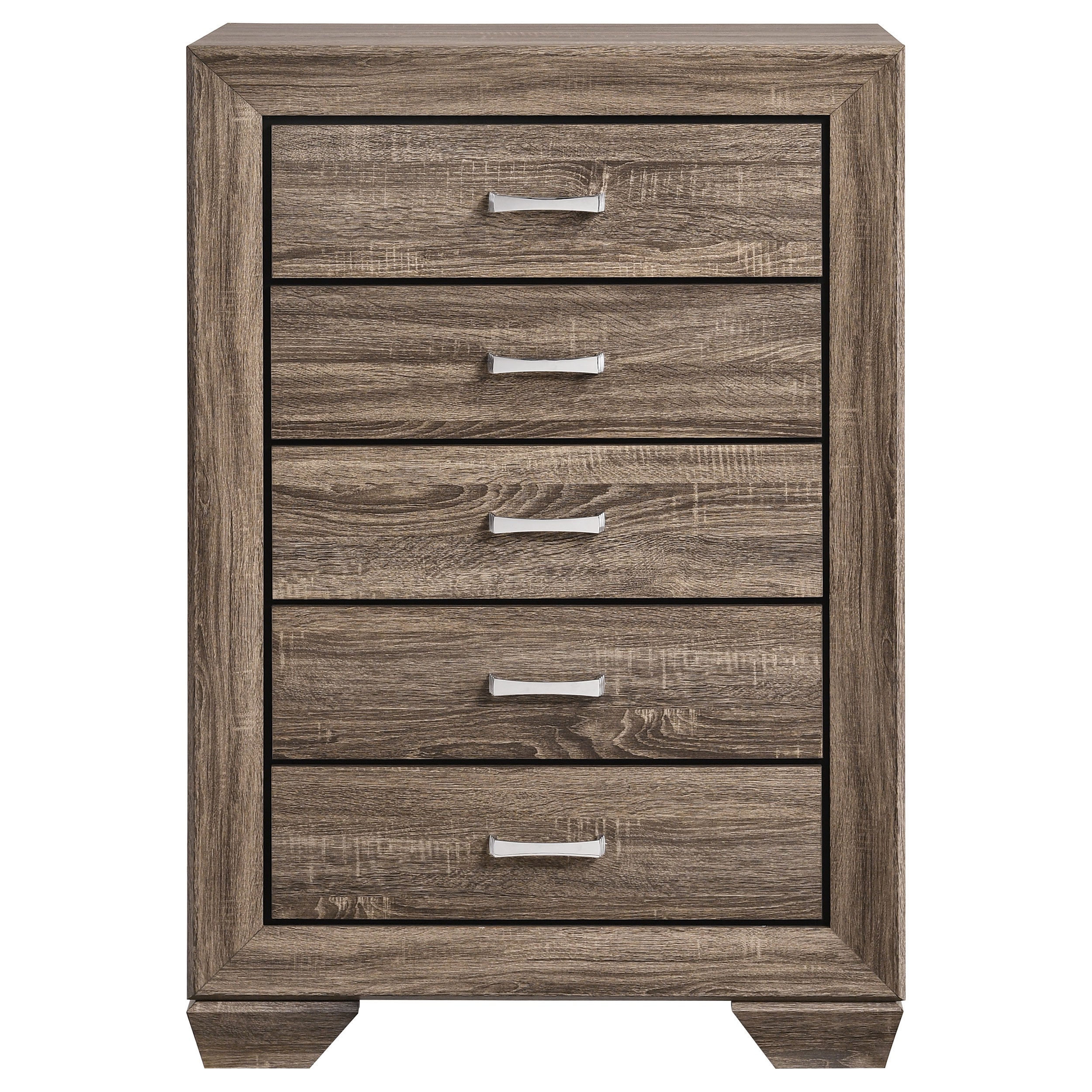 Kauffman 5-piece California King Bedroom Set Washed Taupe — view 13