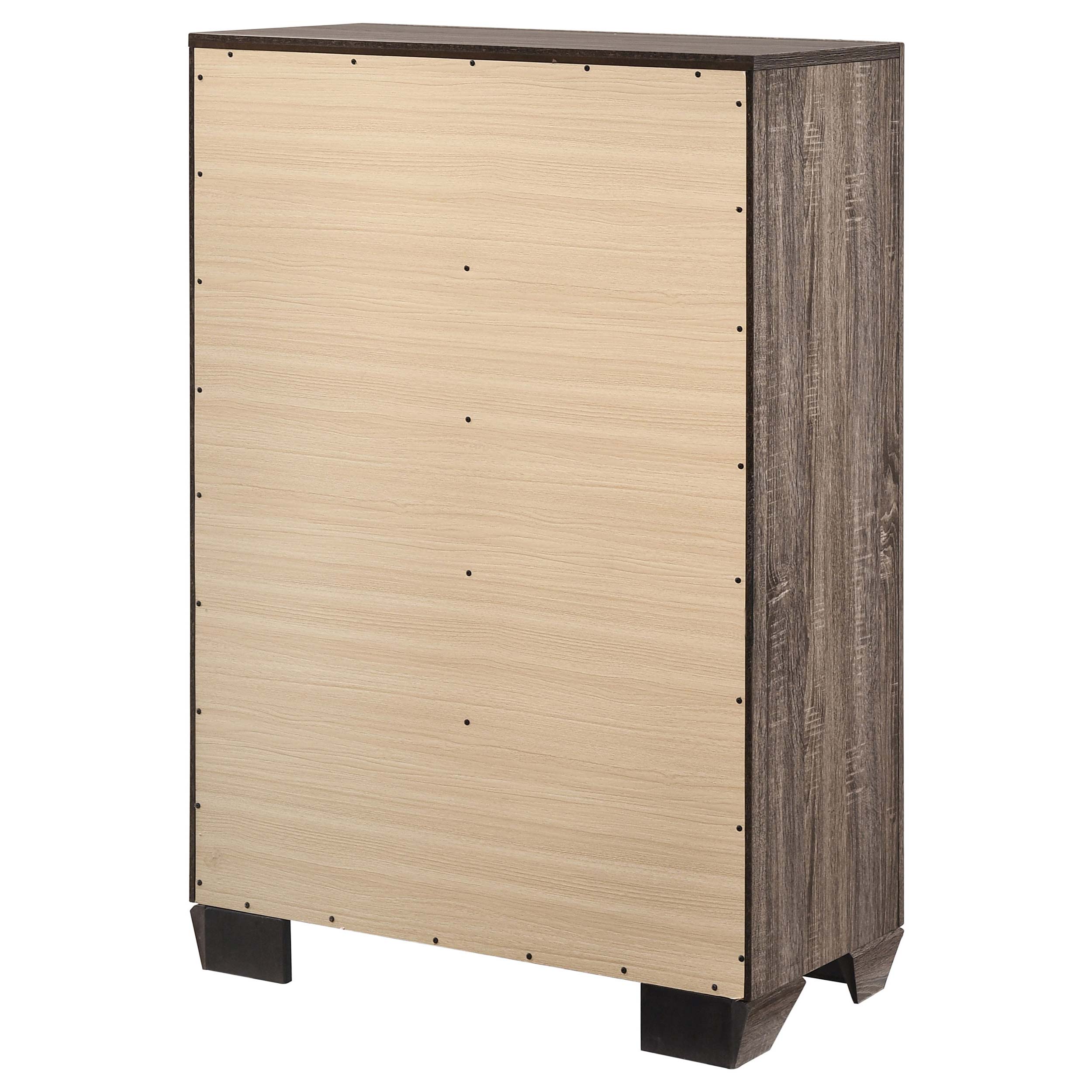 Kauffman 5-drawer Bedroom Chest Washed Taupe — view 8