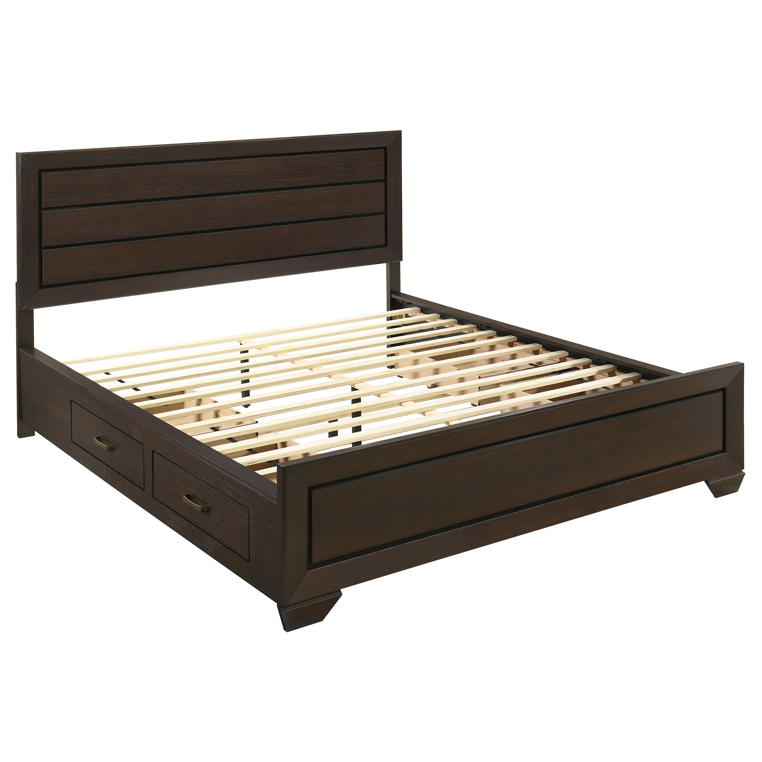 Kauffman 4-piece California King Bedroom Set Dark Cocoa — view 3
