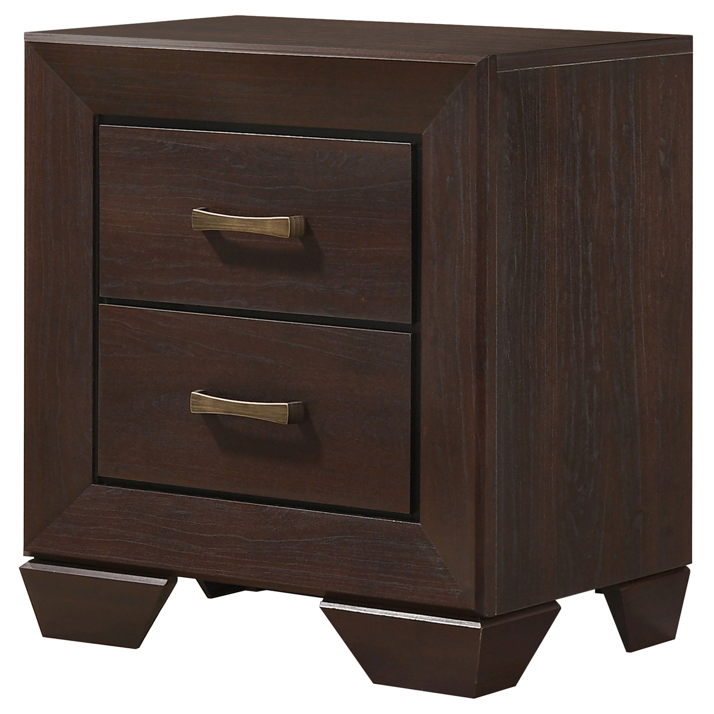 Kauffman 2-drawer Nightstand Dark Cocoa — view 4