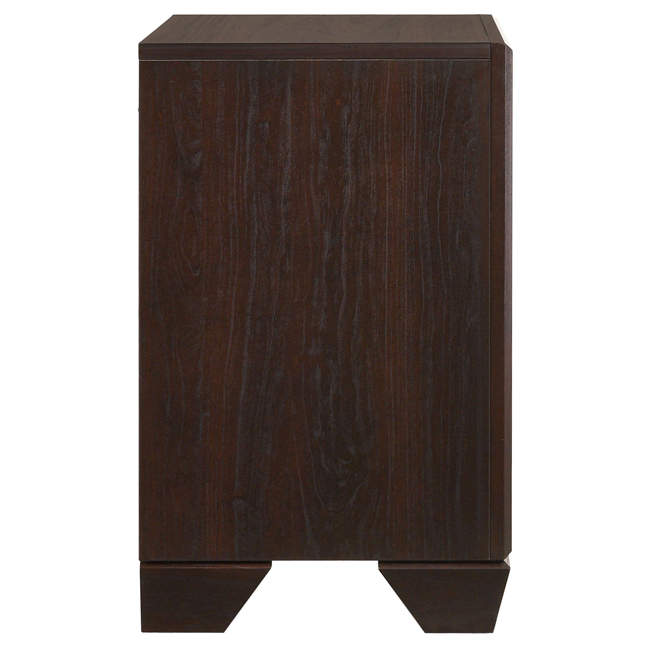 Kauffman 2-drawer Nightstand Dark Cocoa — view 9