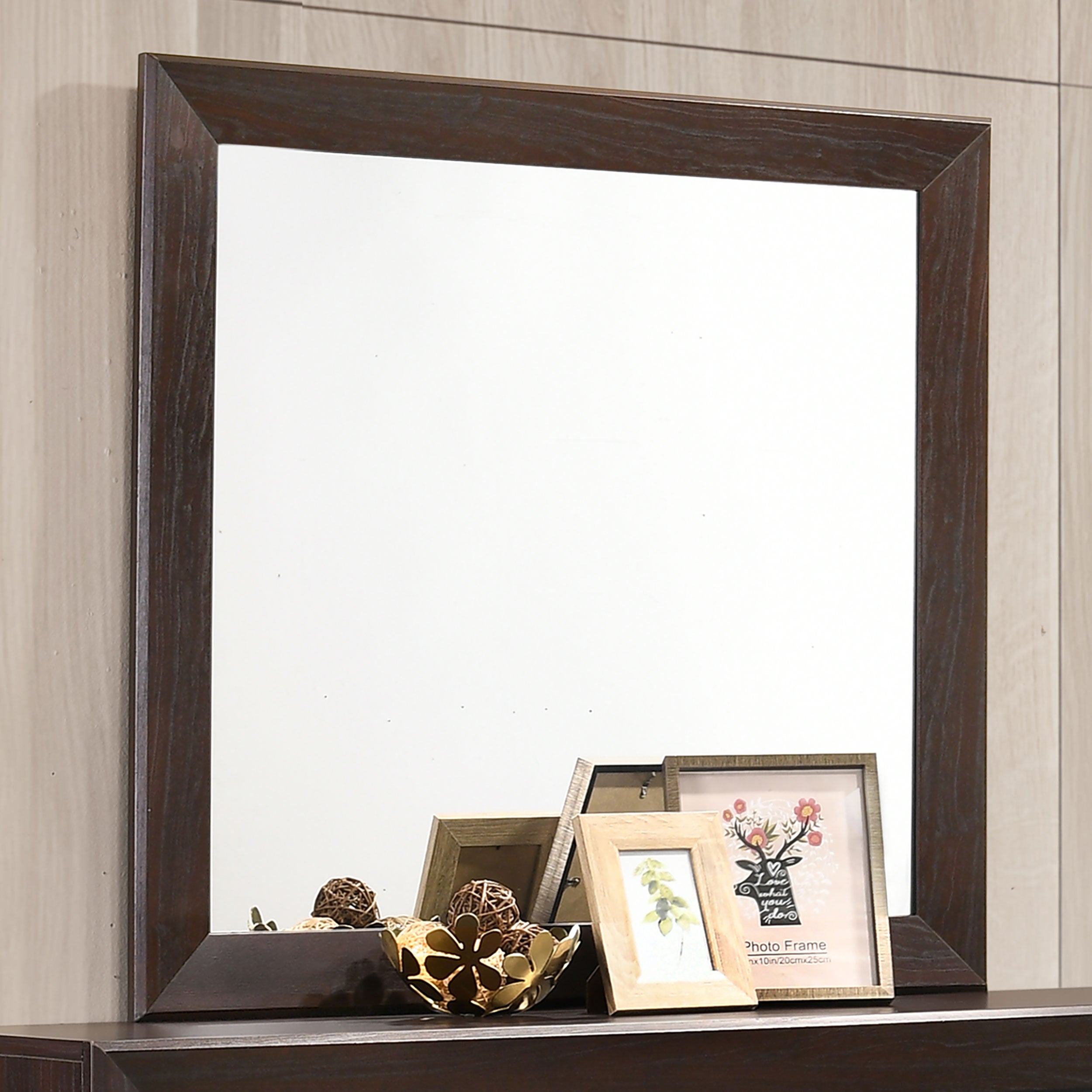 Kauffman Dresser Mirror Dark Cocoa — view 2
