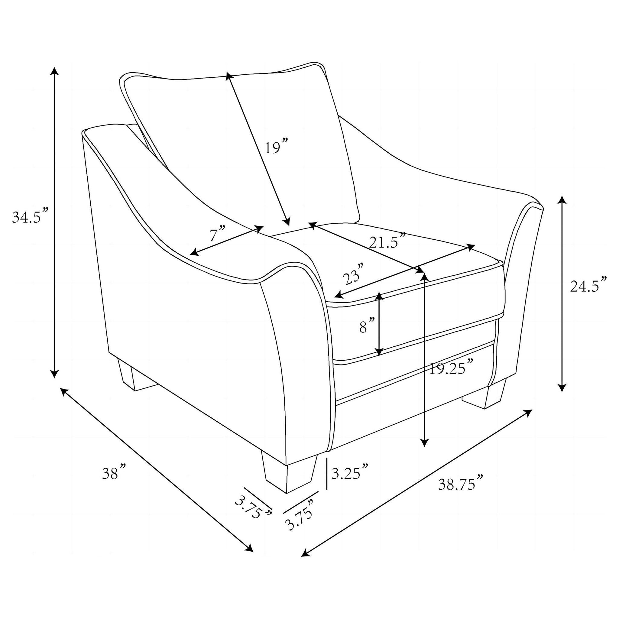 Tomkins 3-piece Boucle Upholstered Sofa Set Light Grey