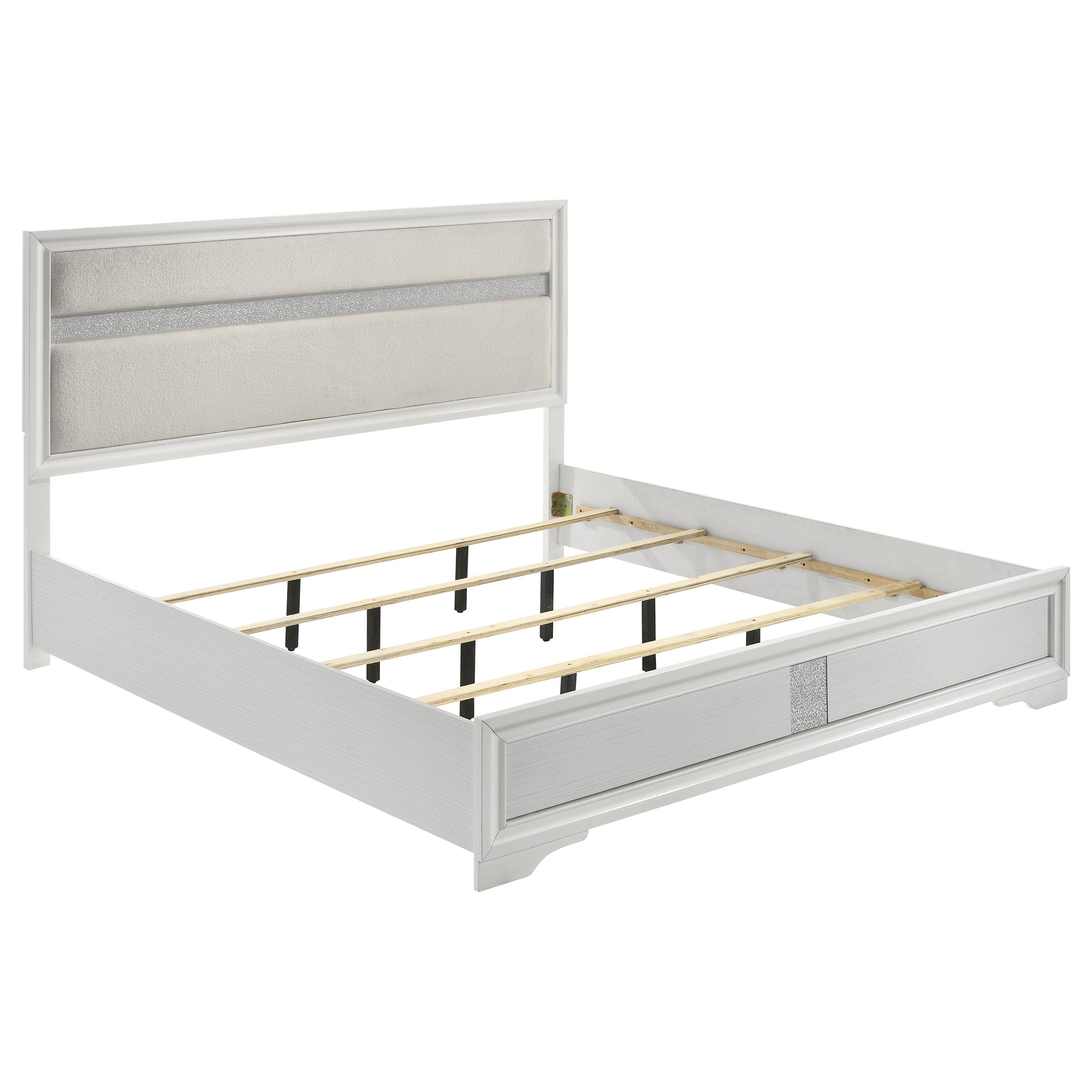 Miranda 4-piece Eastern King Bedroom Set White — view 3