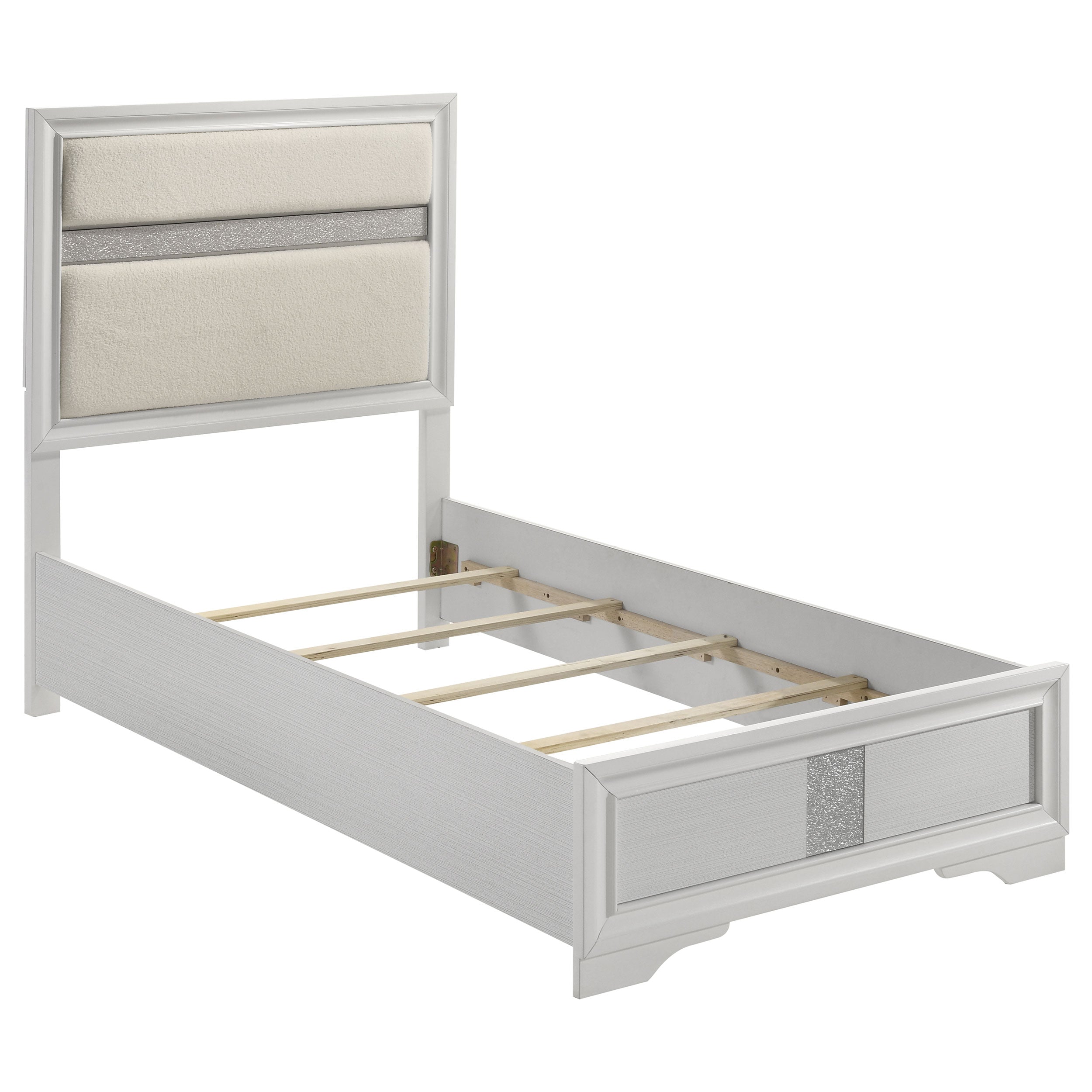 Miranda 4-piece Twin Bedroom Set White — view 3