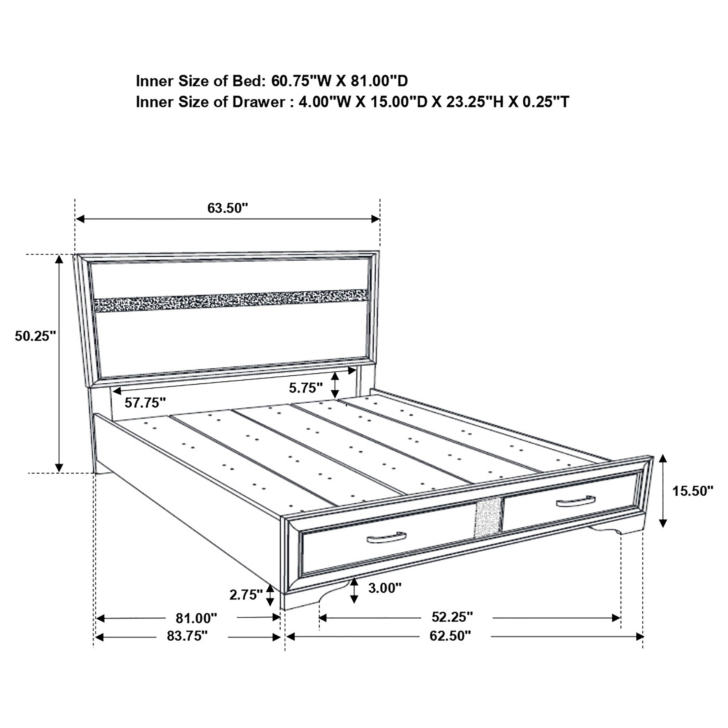 Miranda 4-piece Queen Bedroom Set White — view 14