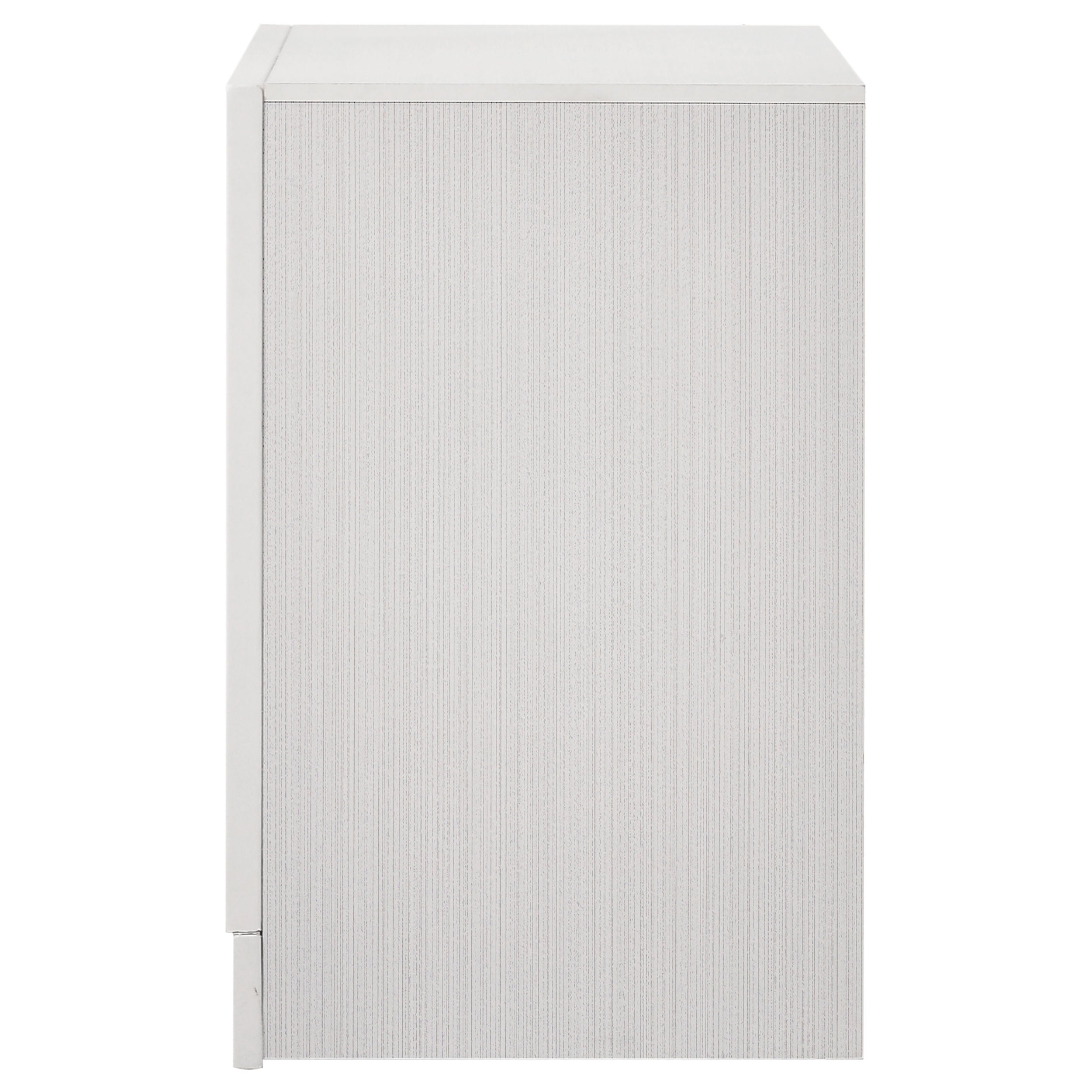 Miranda 3-drawer Nightstand Bedside Table White — view 5
