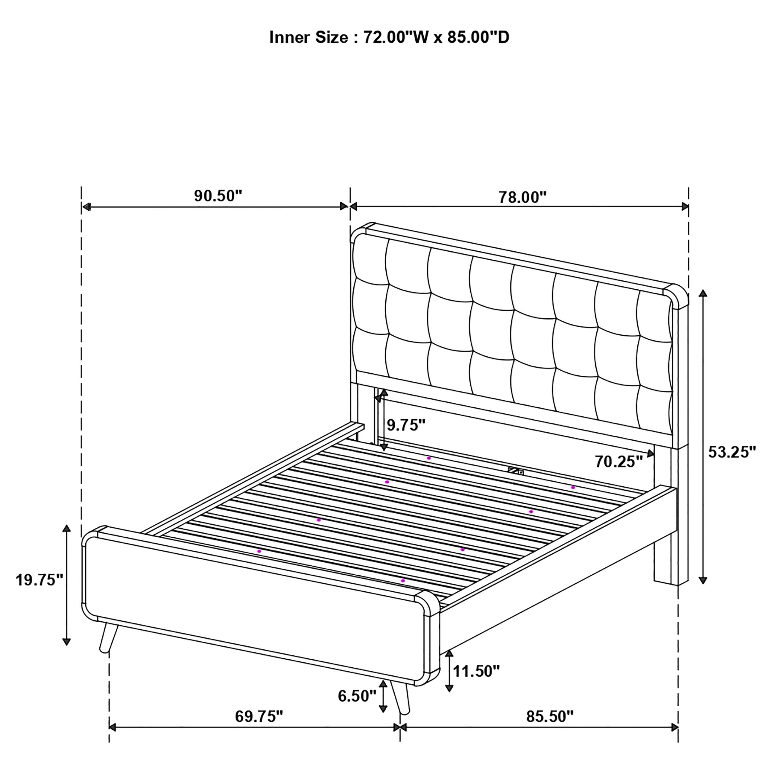 Robyn 4-piece California King Bedroom Set Dark Walnut — view 14