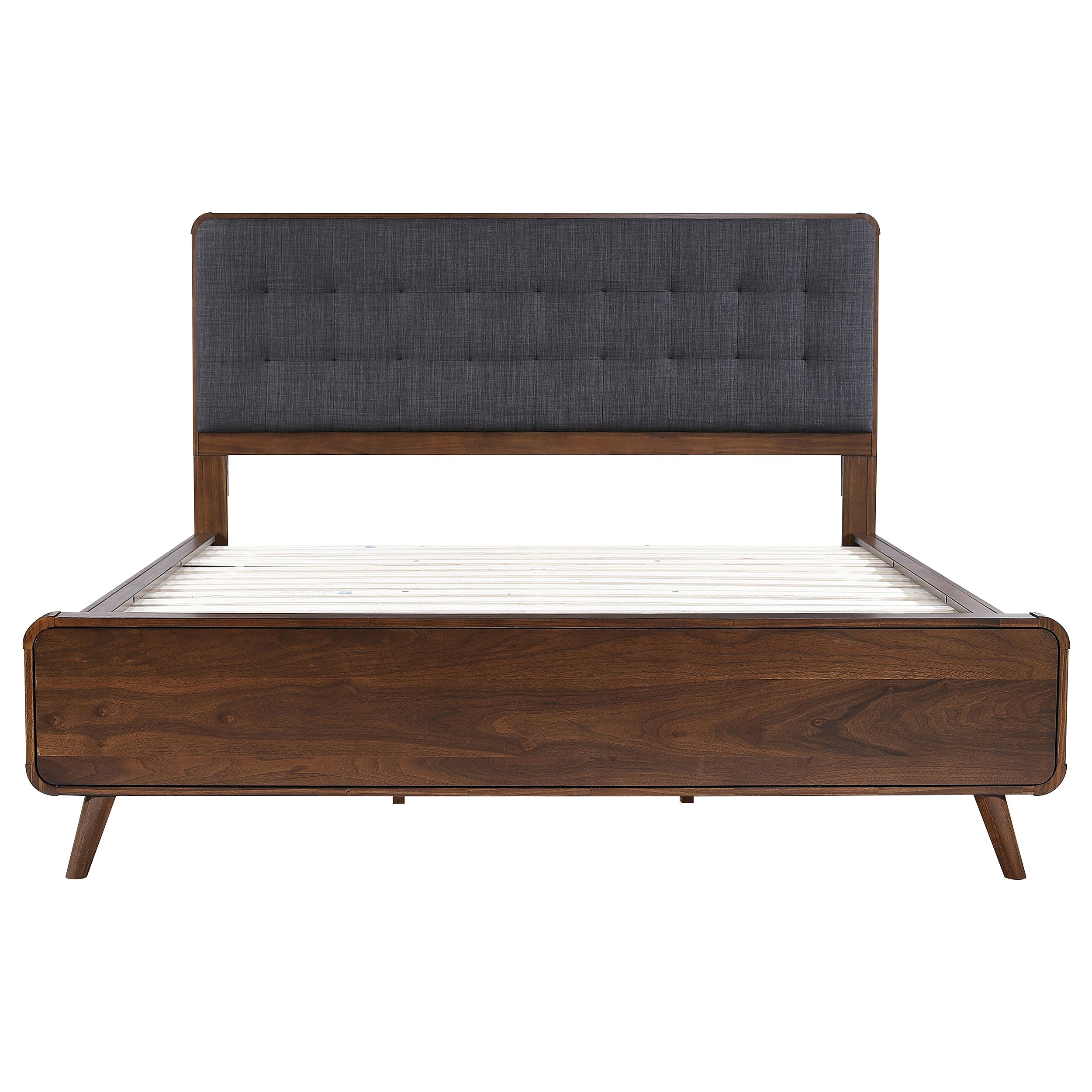 Robyn Wood California King Platform Bed Dark Walnut — view 4