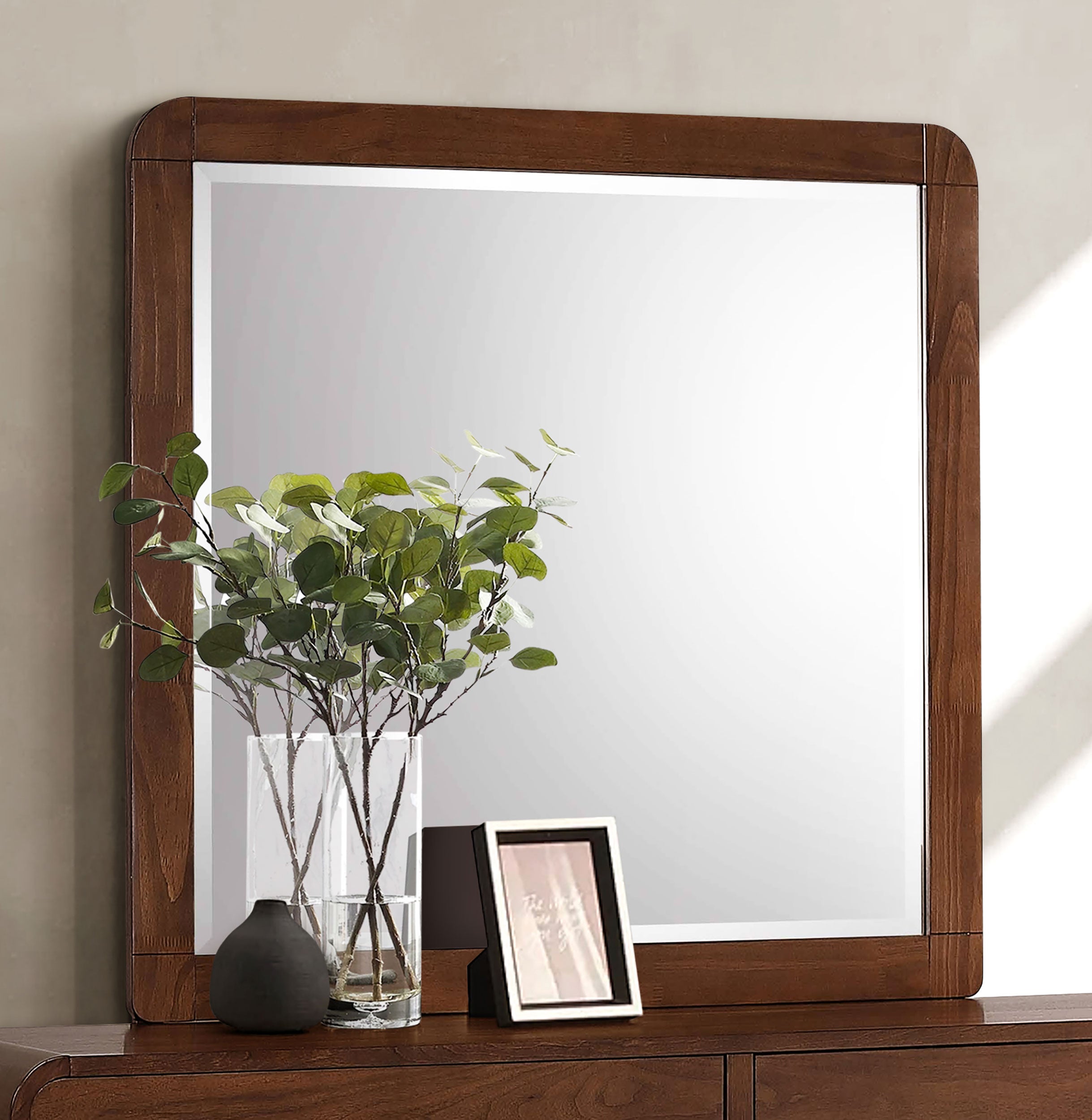 Robyn Dresser Mirror Dark Walnut — view 2