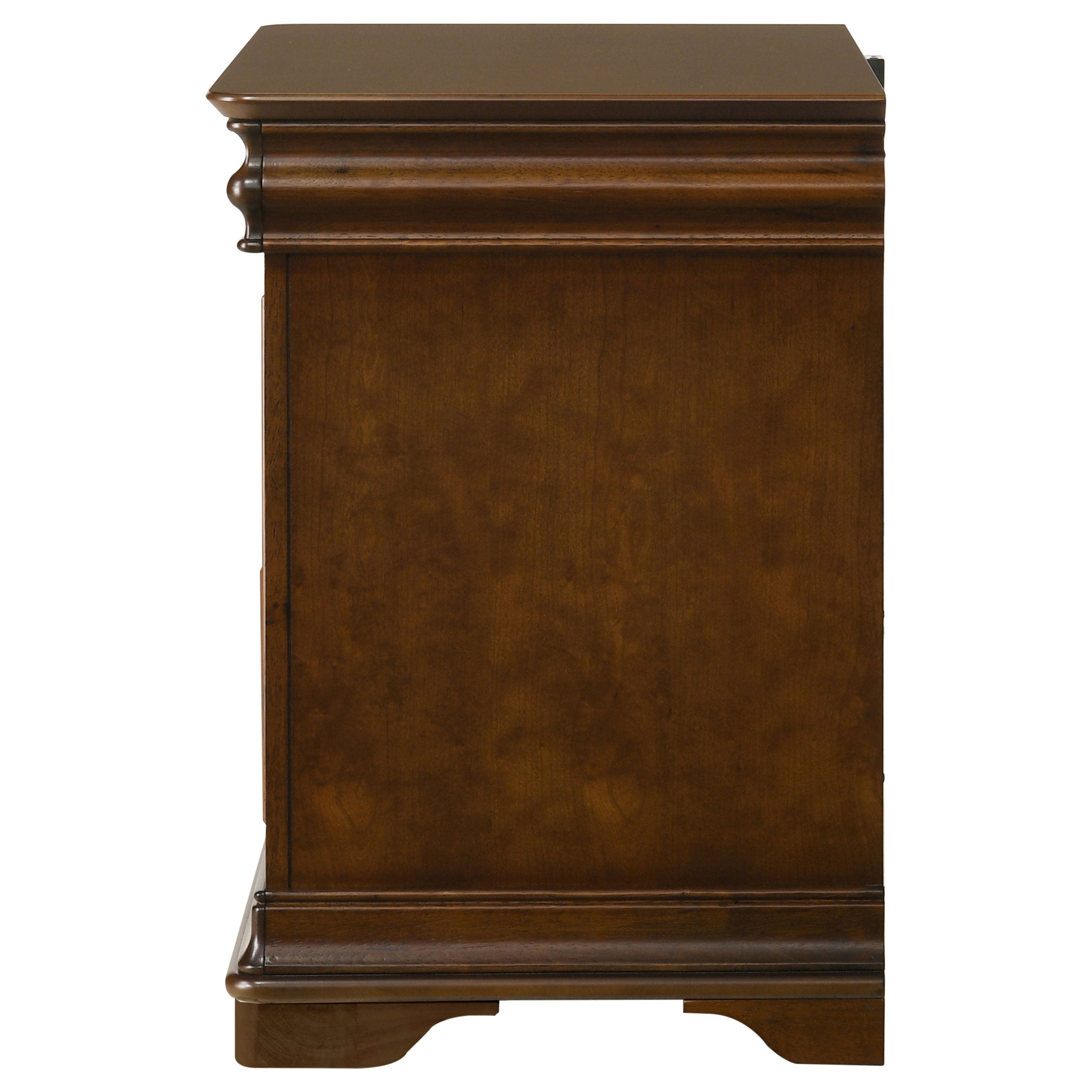 Garland 2-drawer Nightstand Bedside Table Brown Cherry — view 5