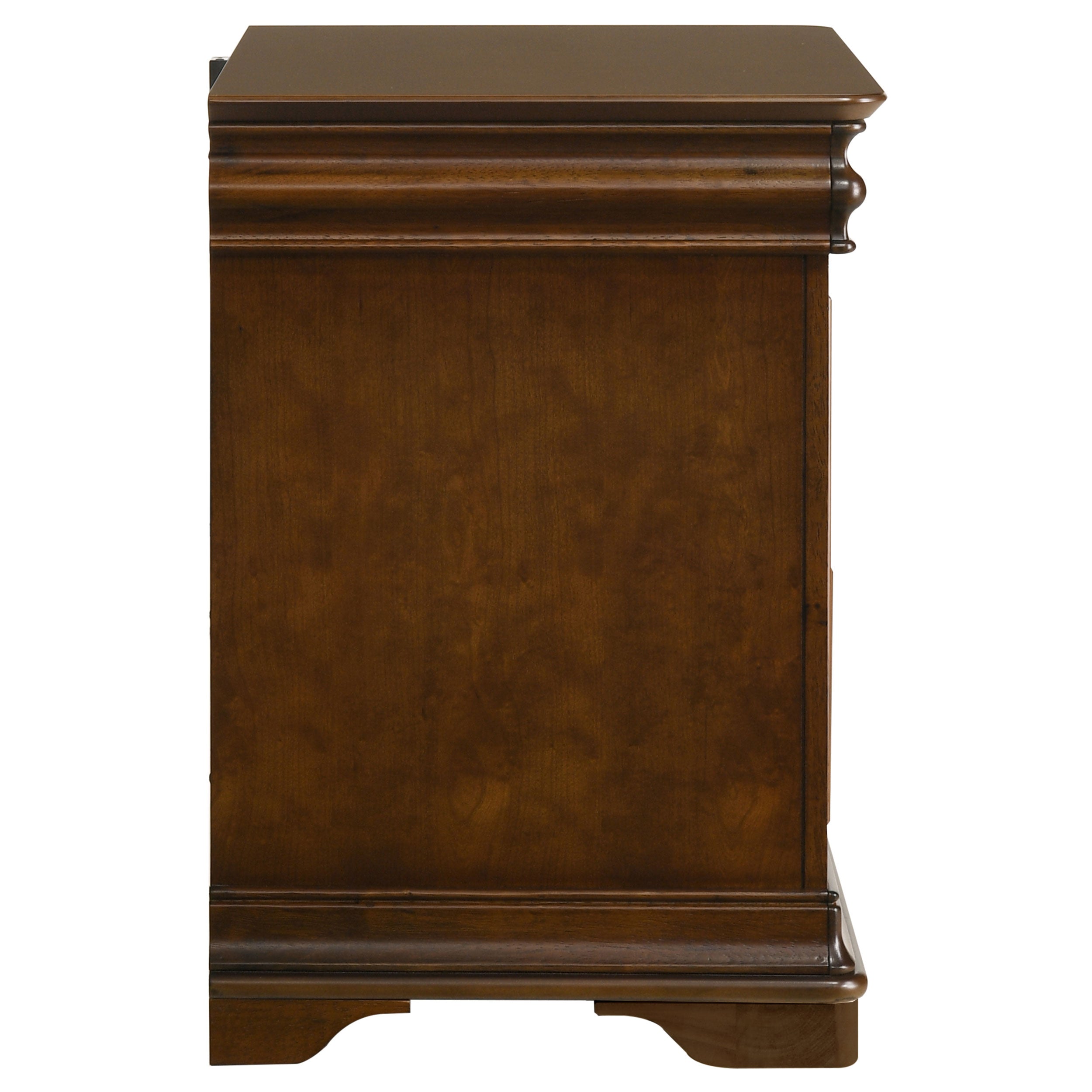 Garland 2-drawer Nightstand Bedside Table Brown Cherry — view 9