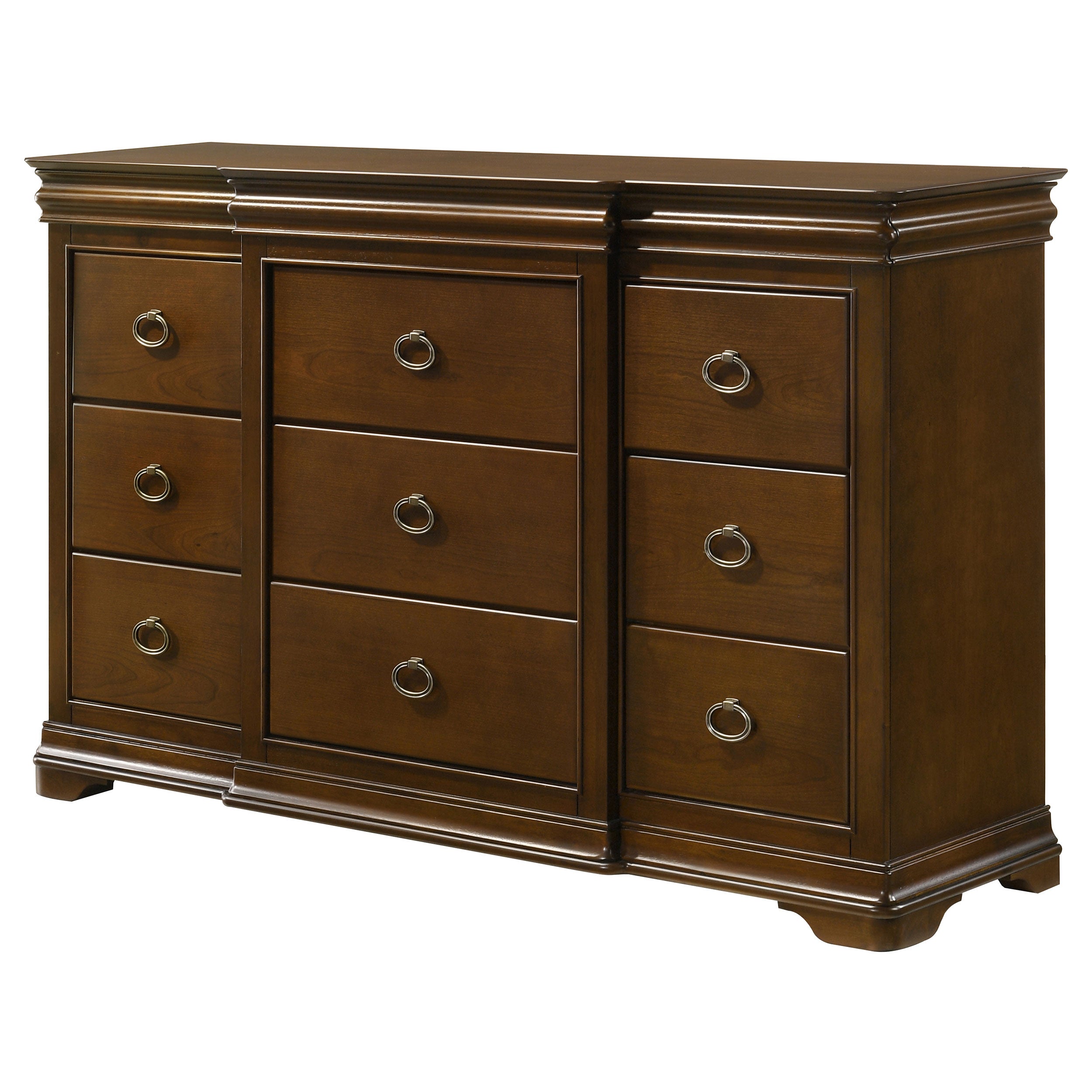 Garland 9-drawer Bedroom Dresser Cabinet Brown Cherry — view 4