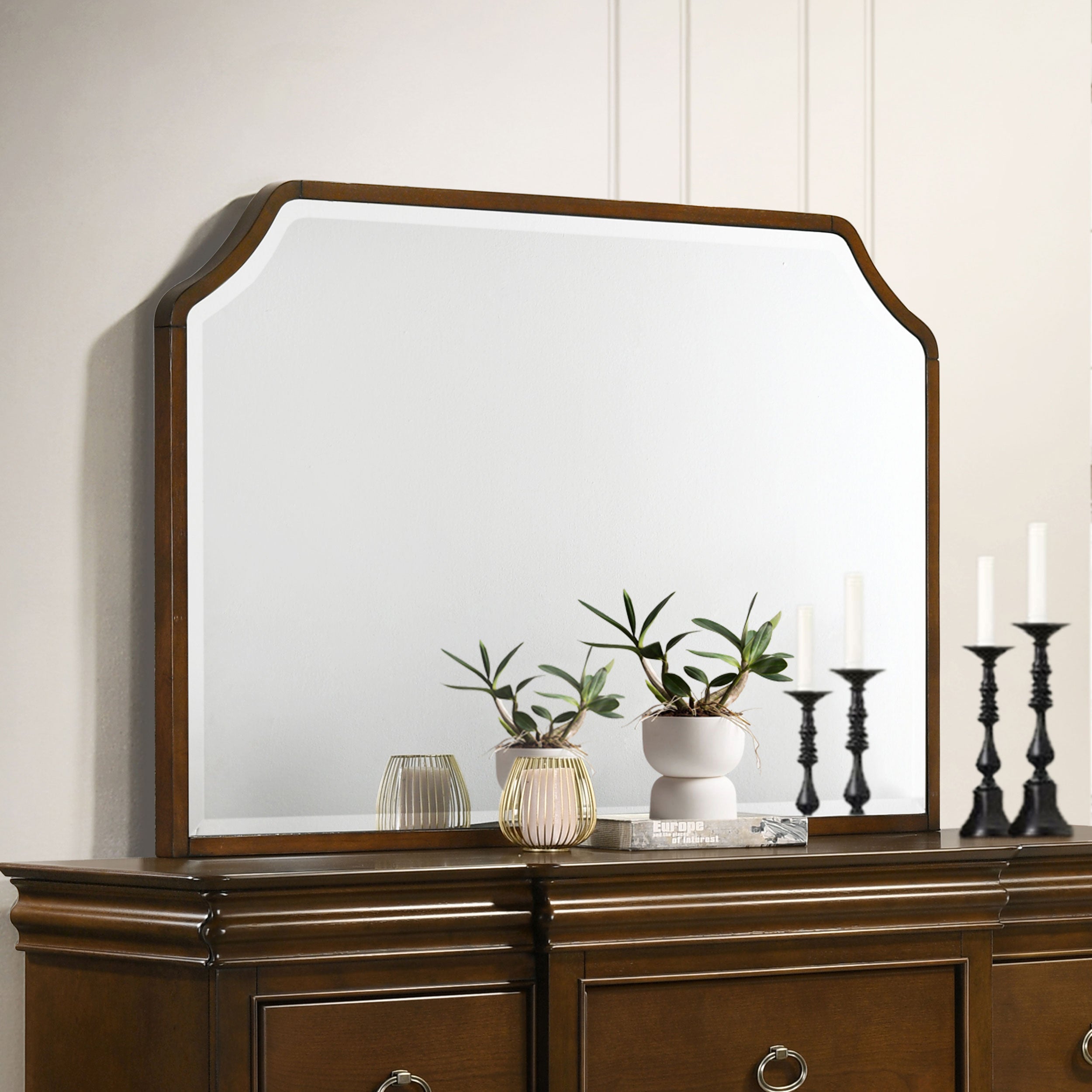 Garland Dresser Mirror Brown Cherry — view 2