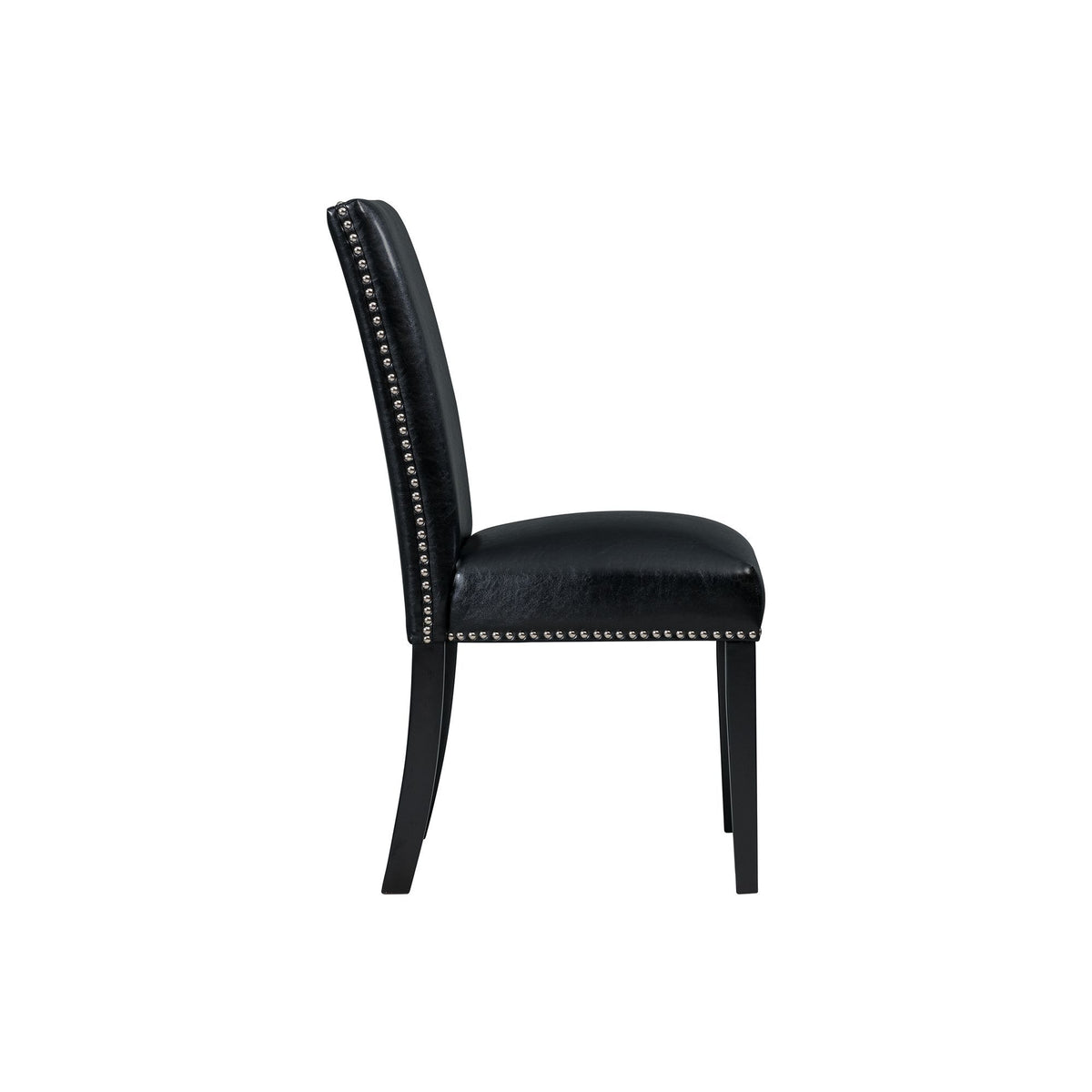Meridian Dining Side Chair (Set of 2) in Black by Elements International, view 4