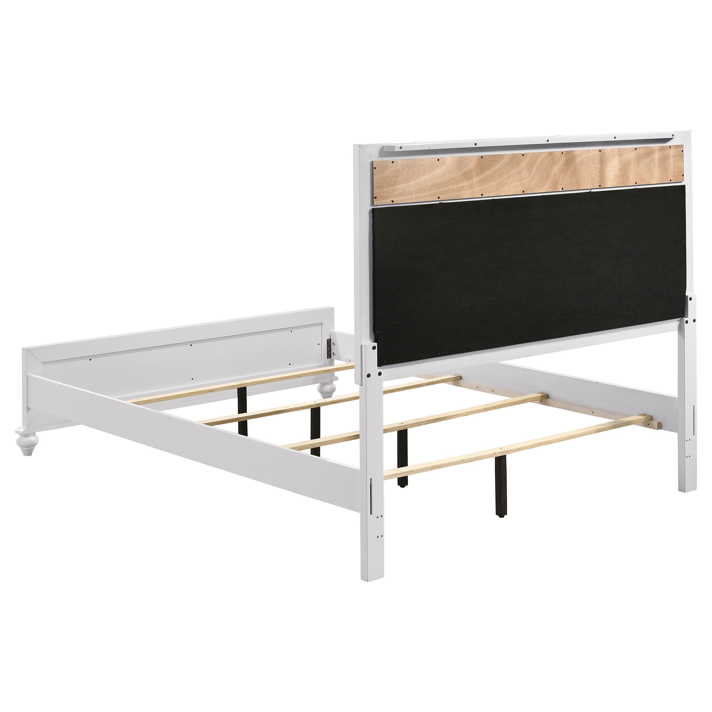 Barzini 4-piece California King Bedroom Set White — view 5