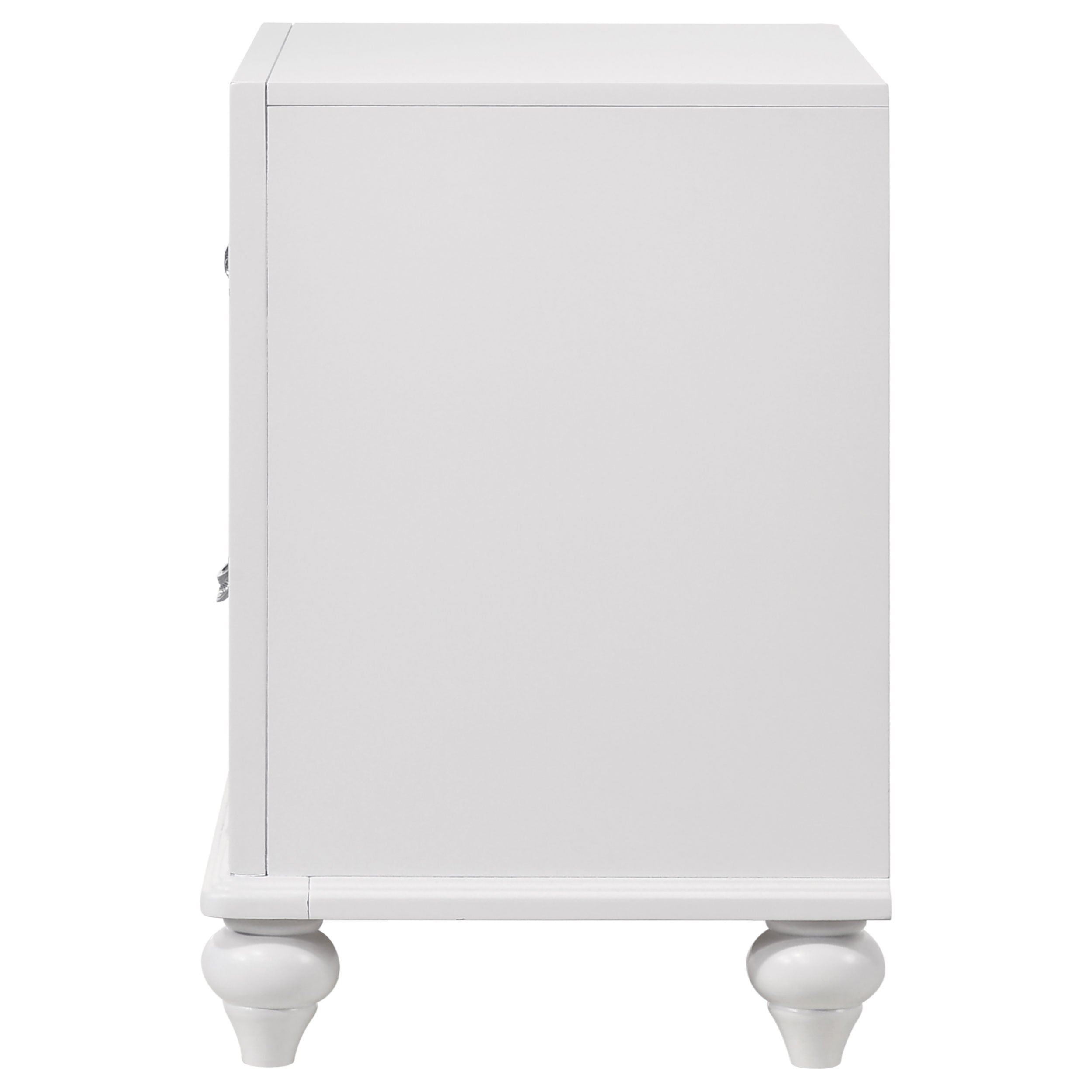 Barzini 2-drawer Nightstand White — view 5