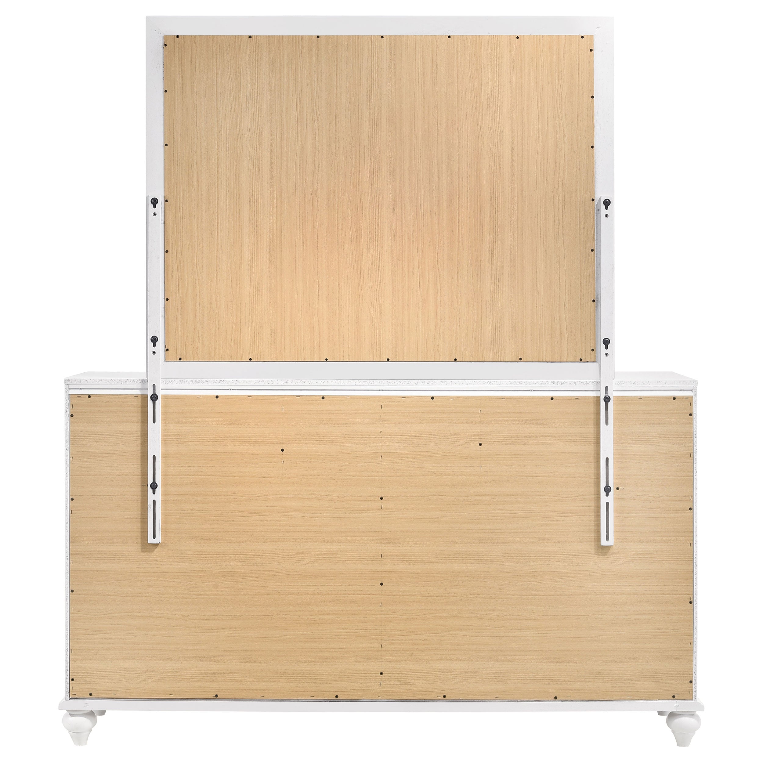 Barzini 7-drawer Dresser with Mirror White — view 7