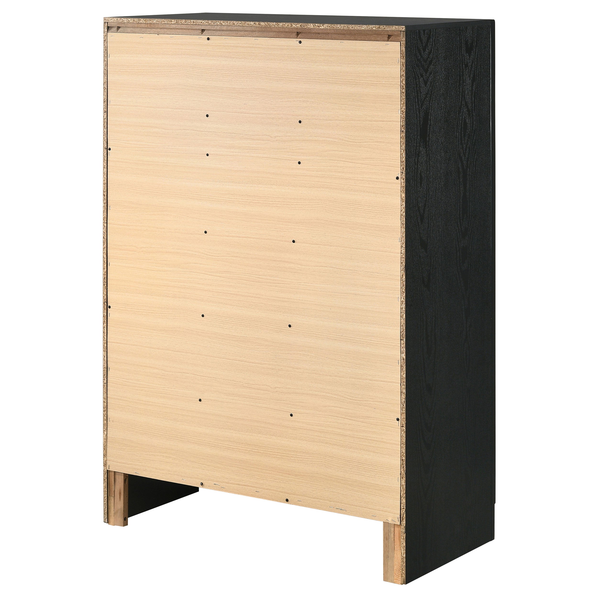 Miranda 6-drawer Bedroom Chest Black — view 8