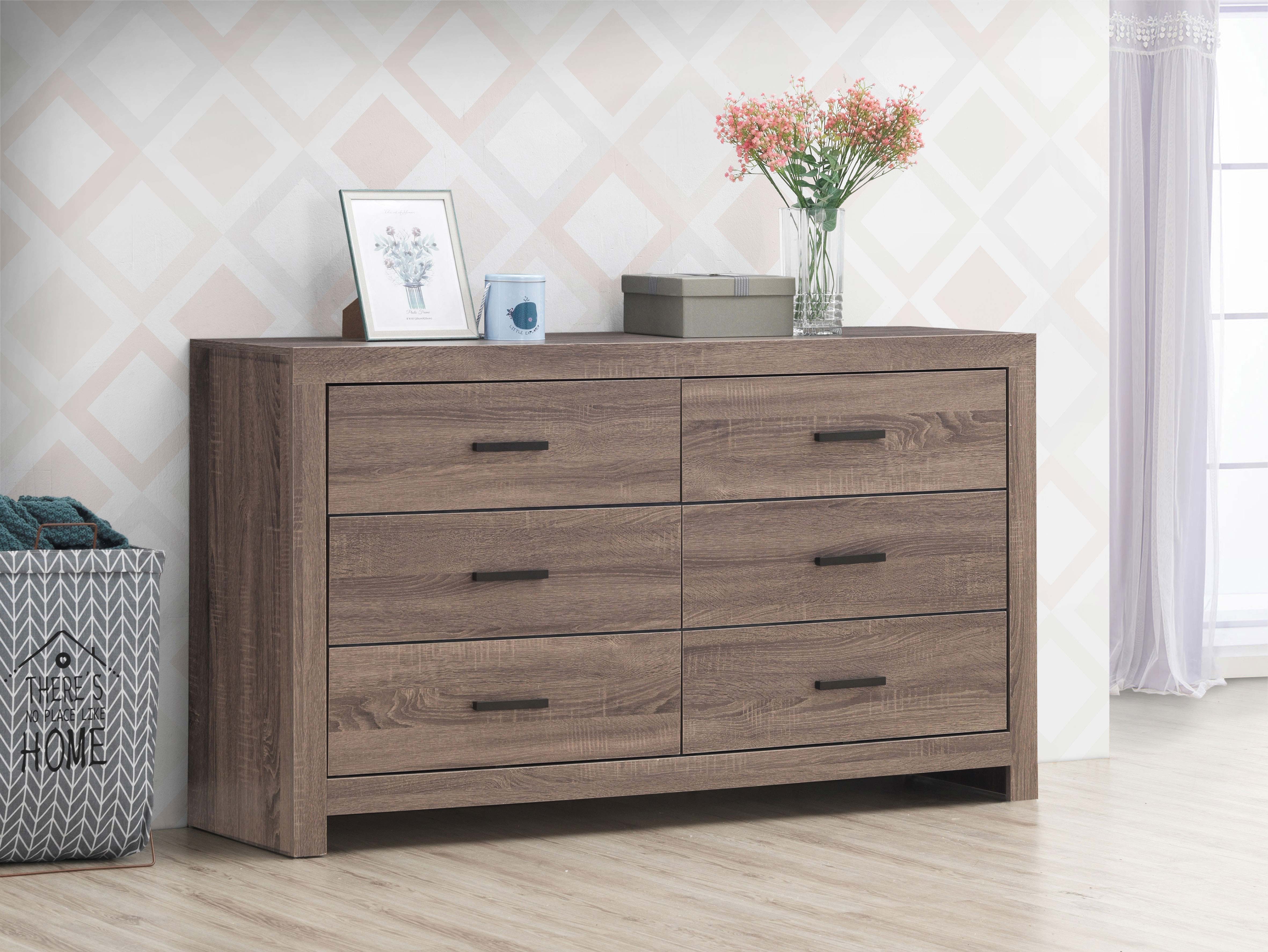 Brantford 6-drawer Dresser Barrel Oak — view 2