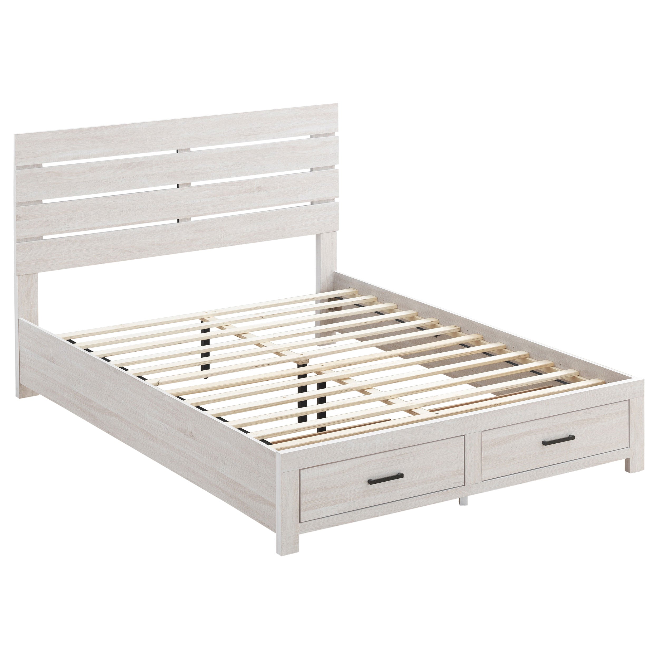 Brantford 4-piece Queen Bedroom Set Coastal White — view 3
