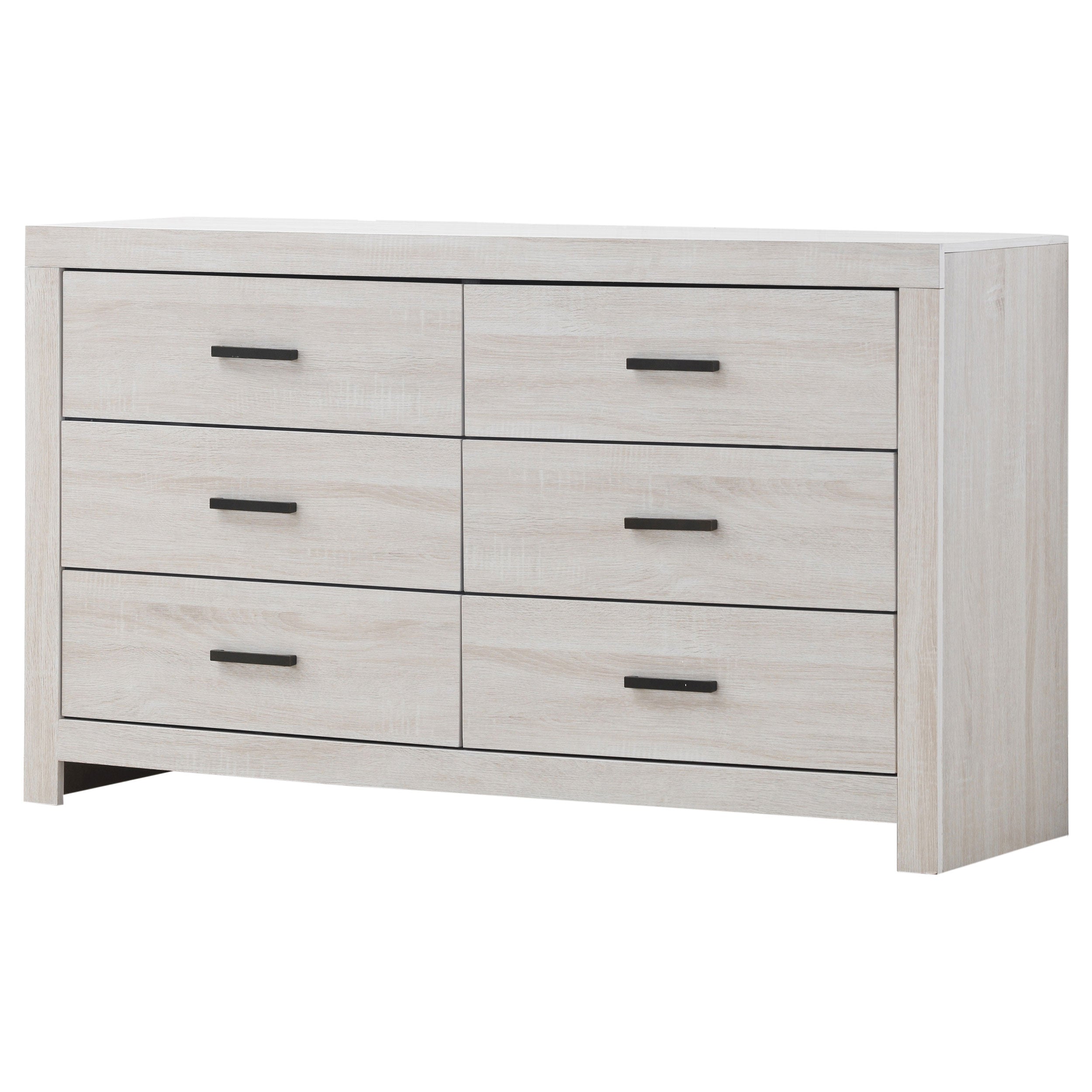 Brantford 6-drawer Dresser Coastal White — view 4