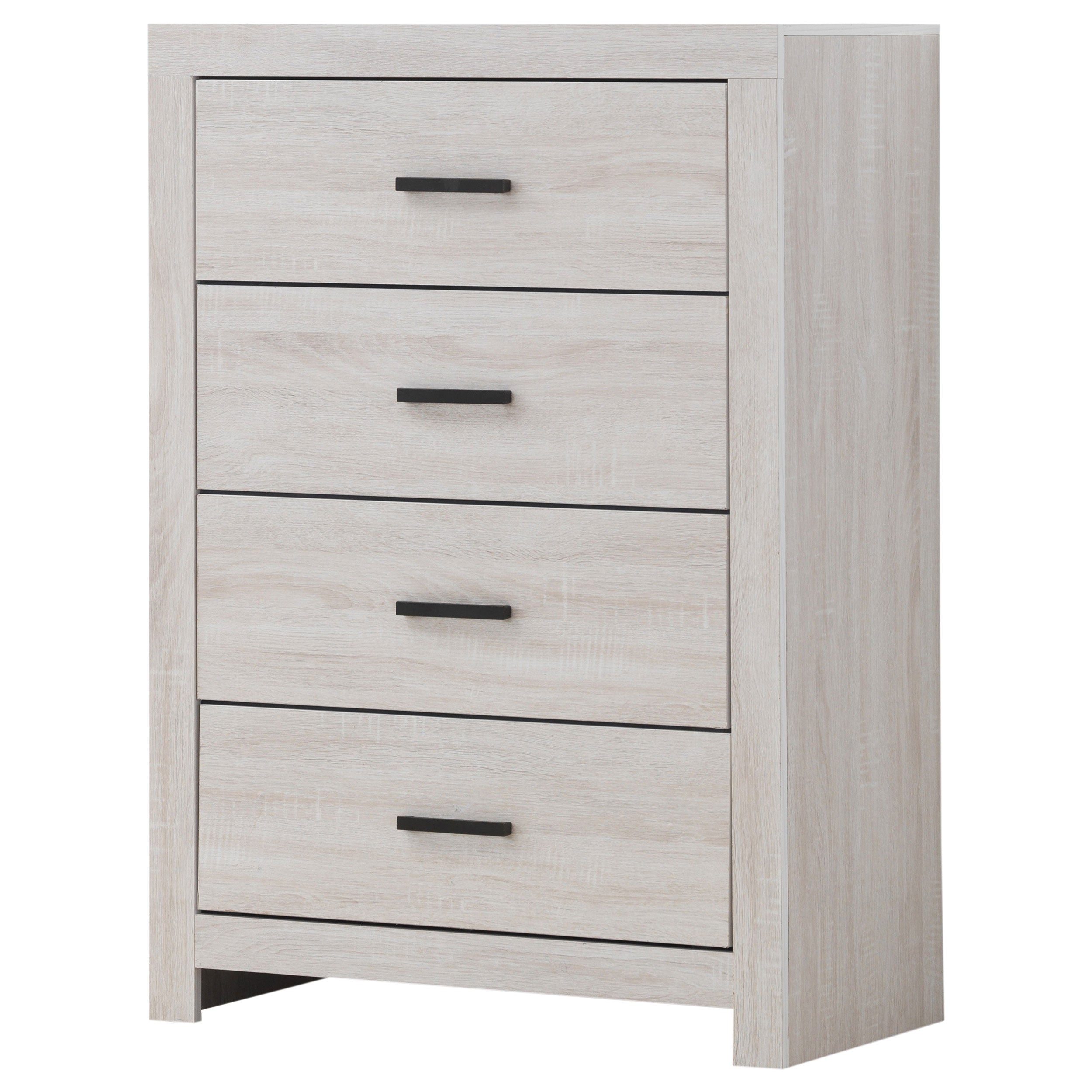 Brantford 4-drawer Bedroom Chest Coastal White — view 4