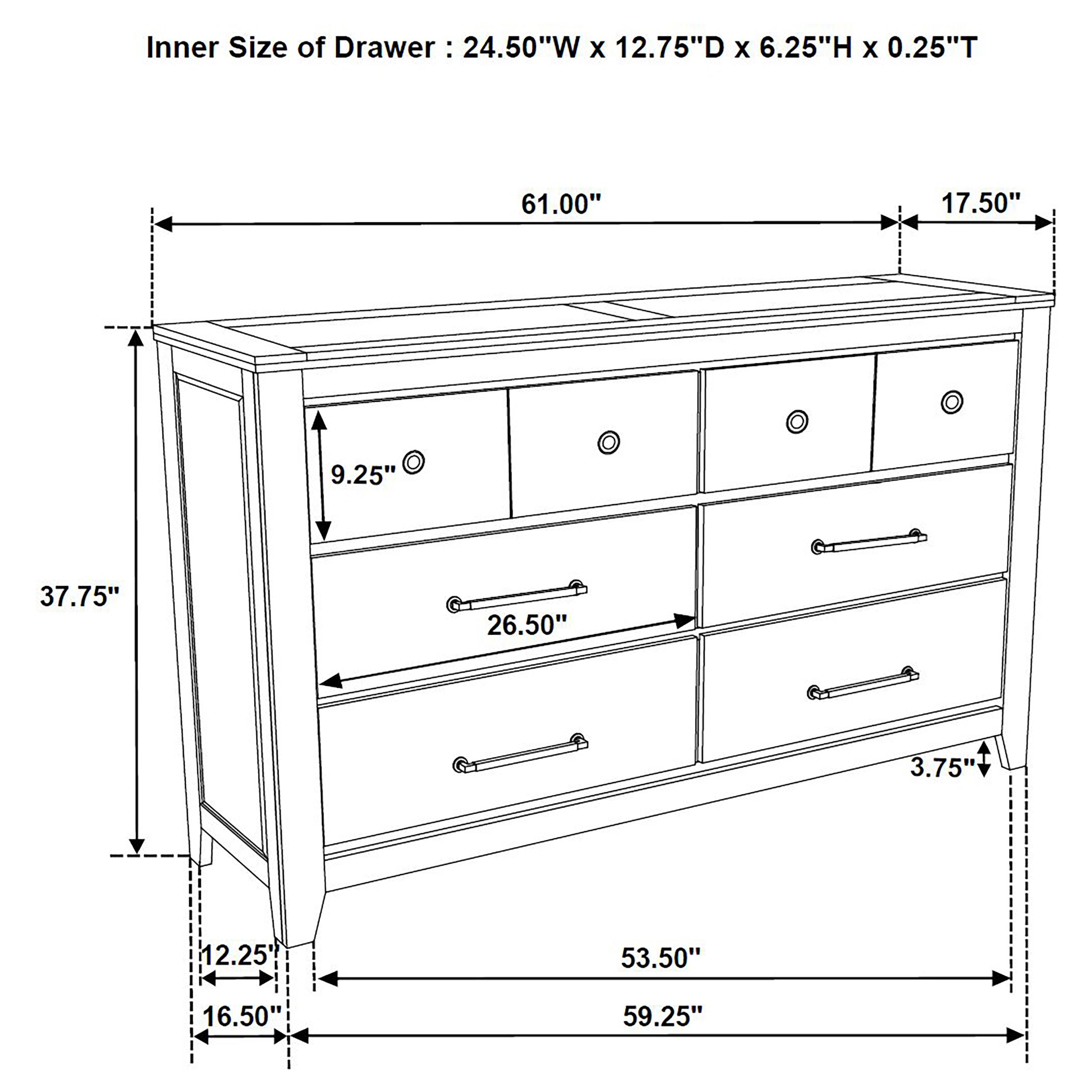 Hazlewood 4-piece Queen Bedroom Set Vineyard Oak — view 17