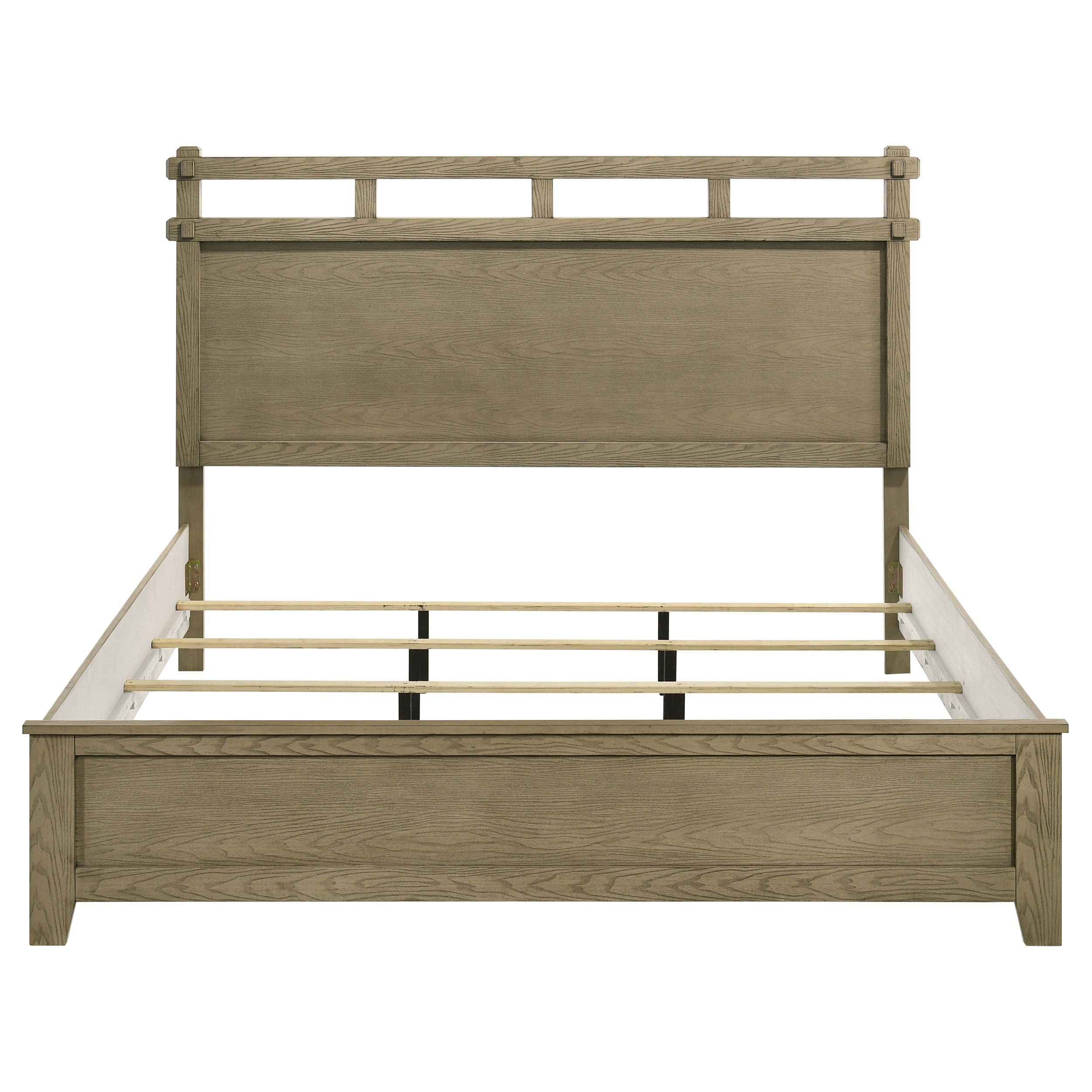 Hazlewood 61-inch Eastern King Panel Bed Vineyard Oak — view 4