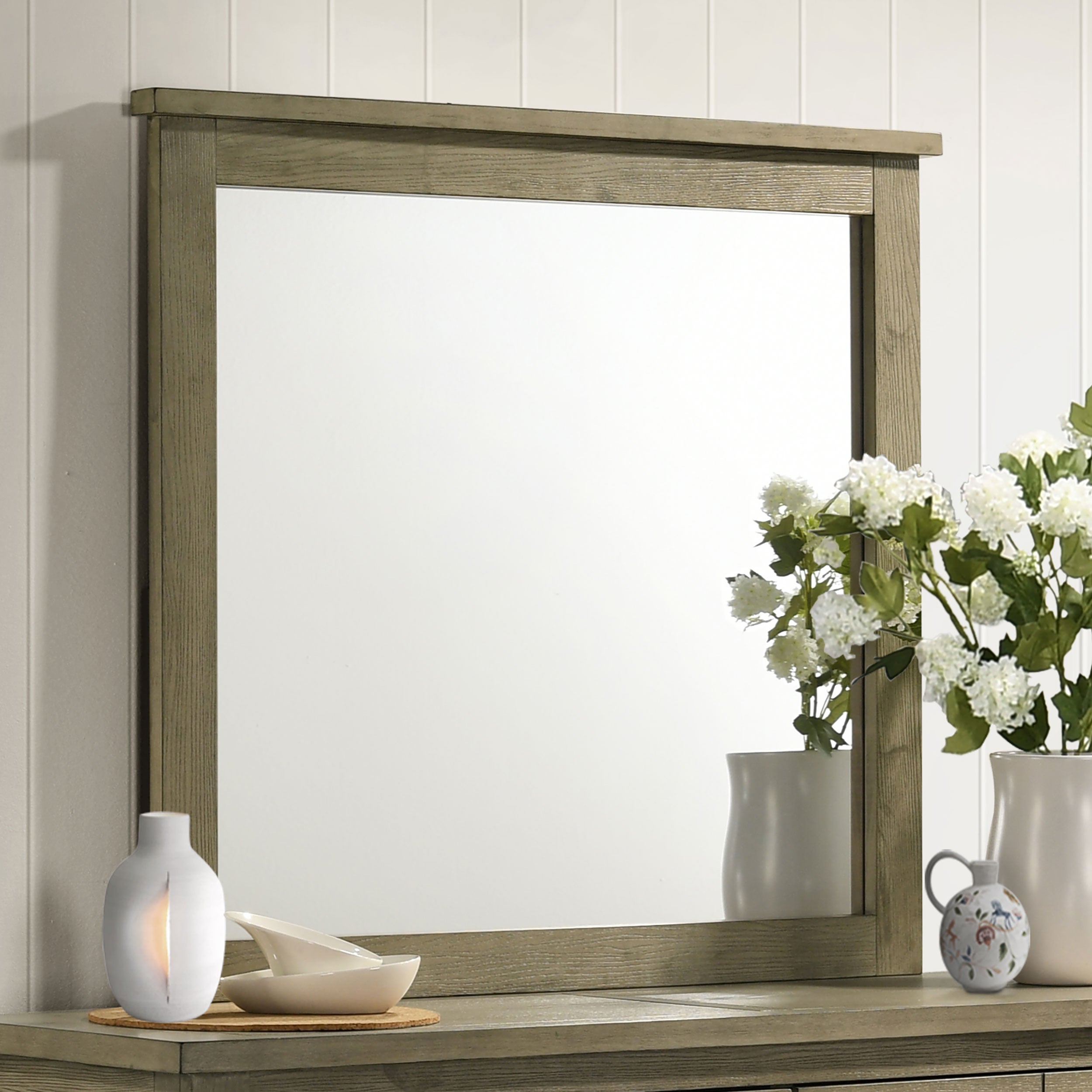 Hazlewood Dresser Mirror Vineyard Oak — view 2